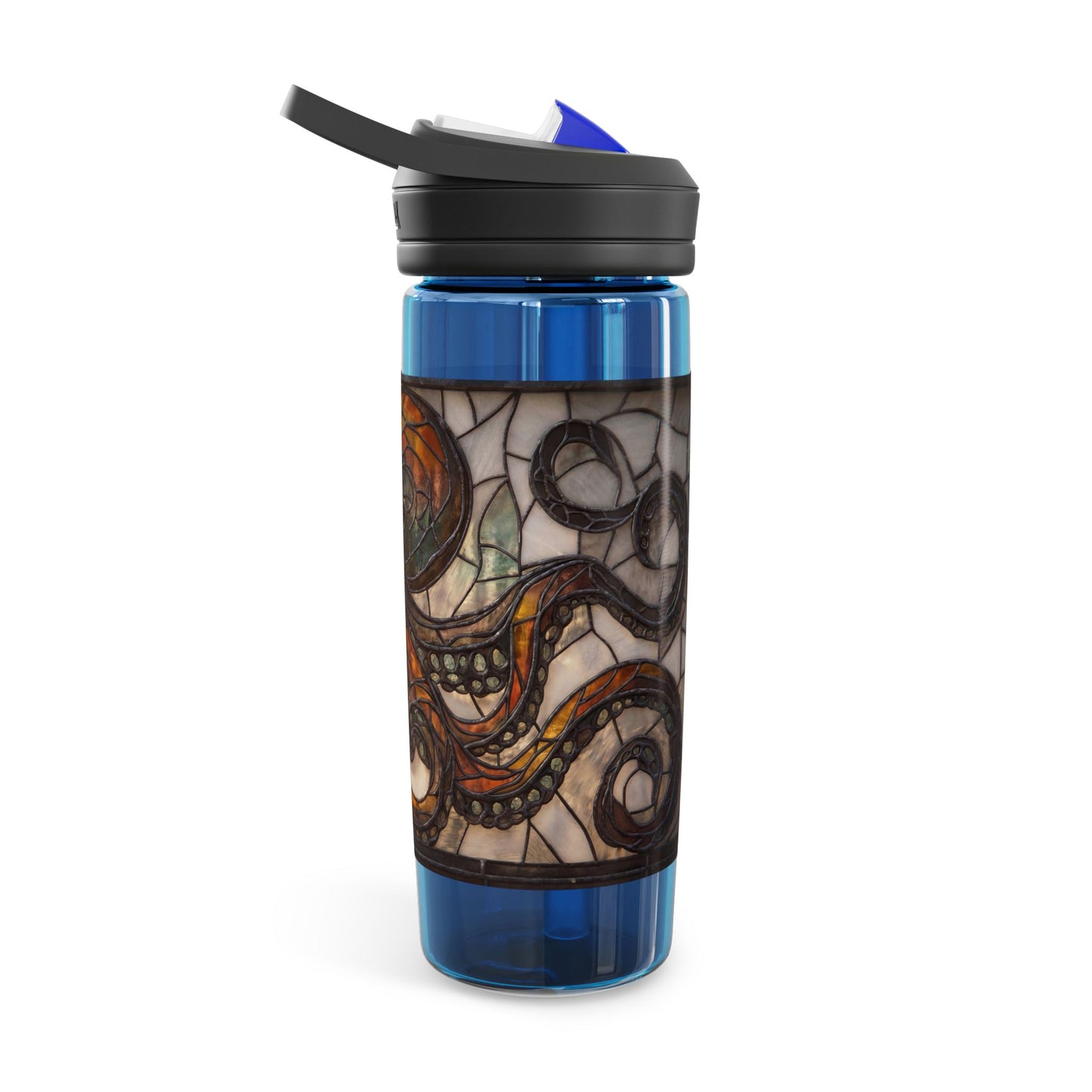 Stained Glass Octopus CamelBak Eddy® Water Bottle, 20oz\25oz – Amber Depths & Copper Currents