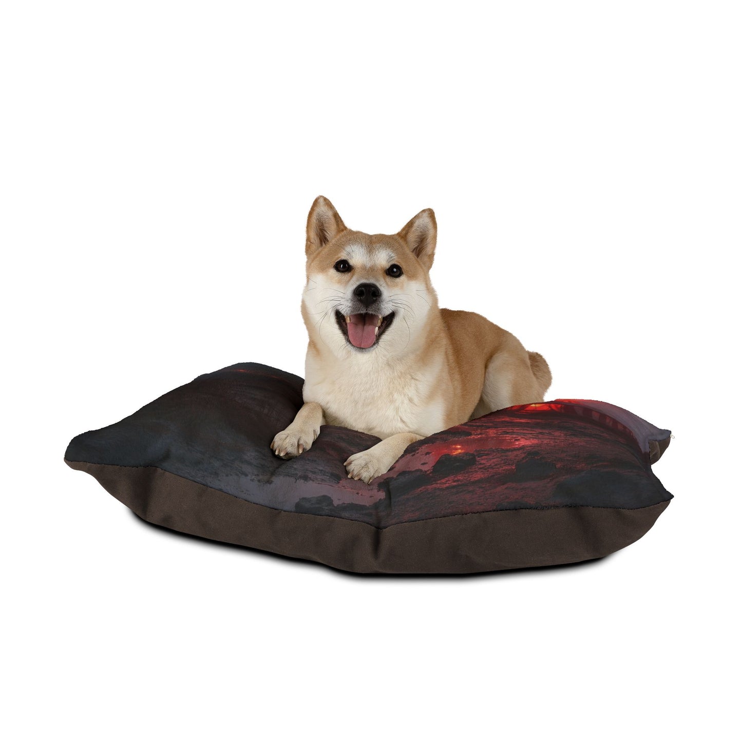 Crimson Carnival Tent Pet Bed – Twilight Wonderlands for Your Furry Companion