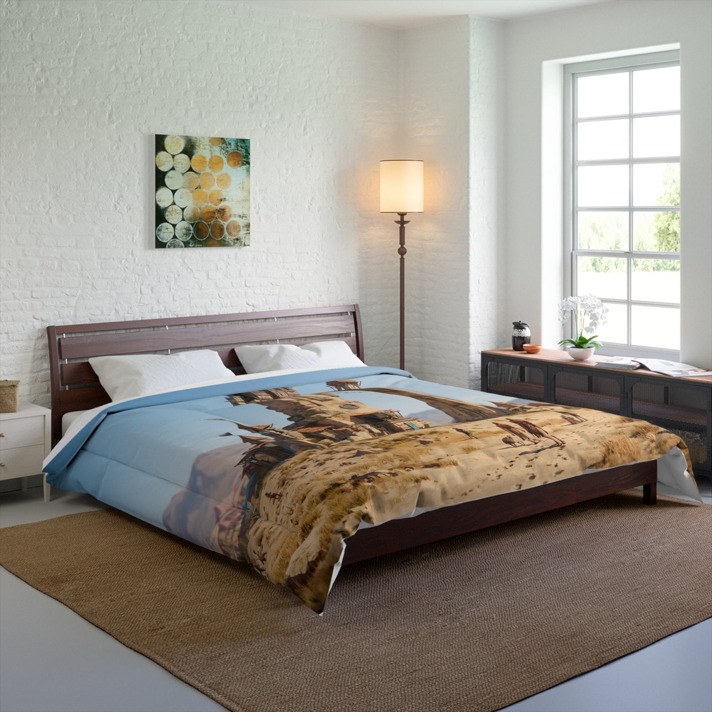 Desert Gate Comforter – Ancient Archway Caravan Blanket