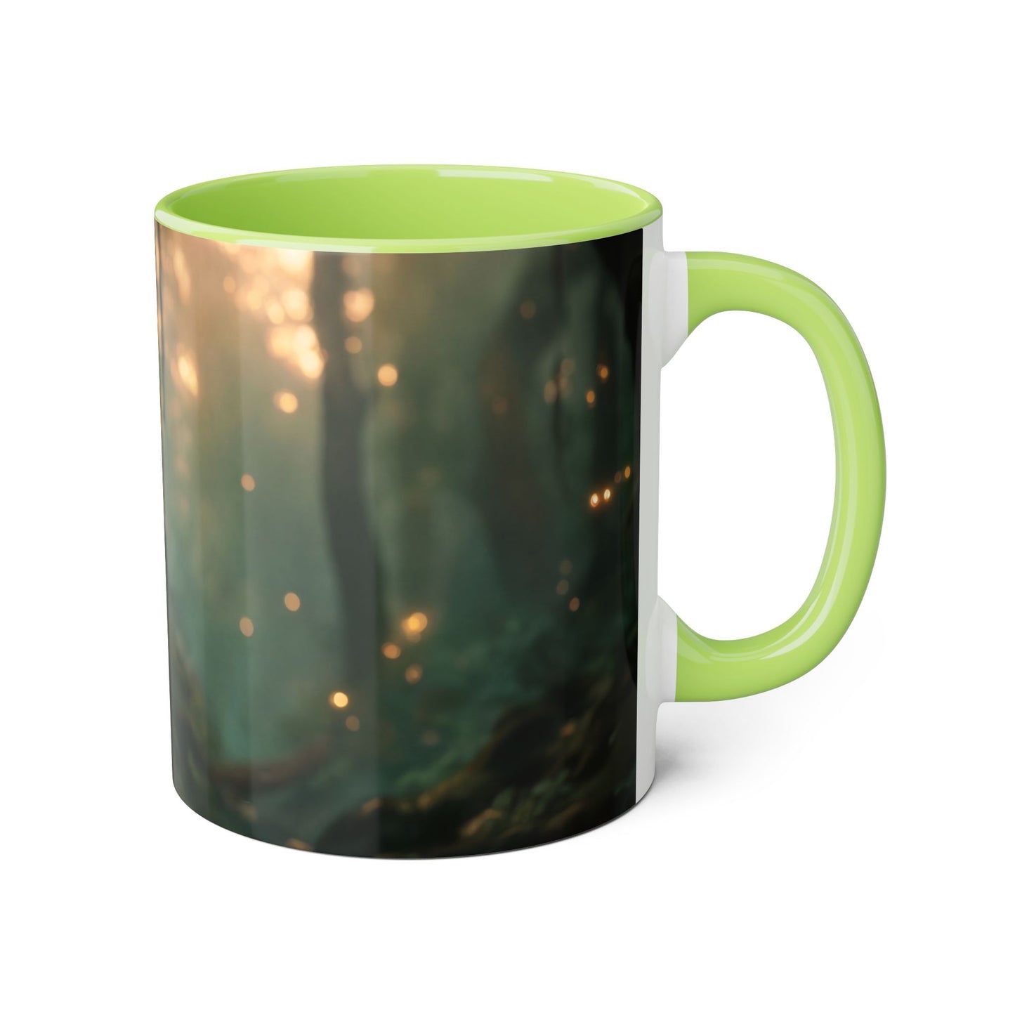Forest Fairy Accent Mugs, 11oz – Mossy Bank Twilight Solitude