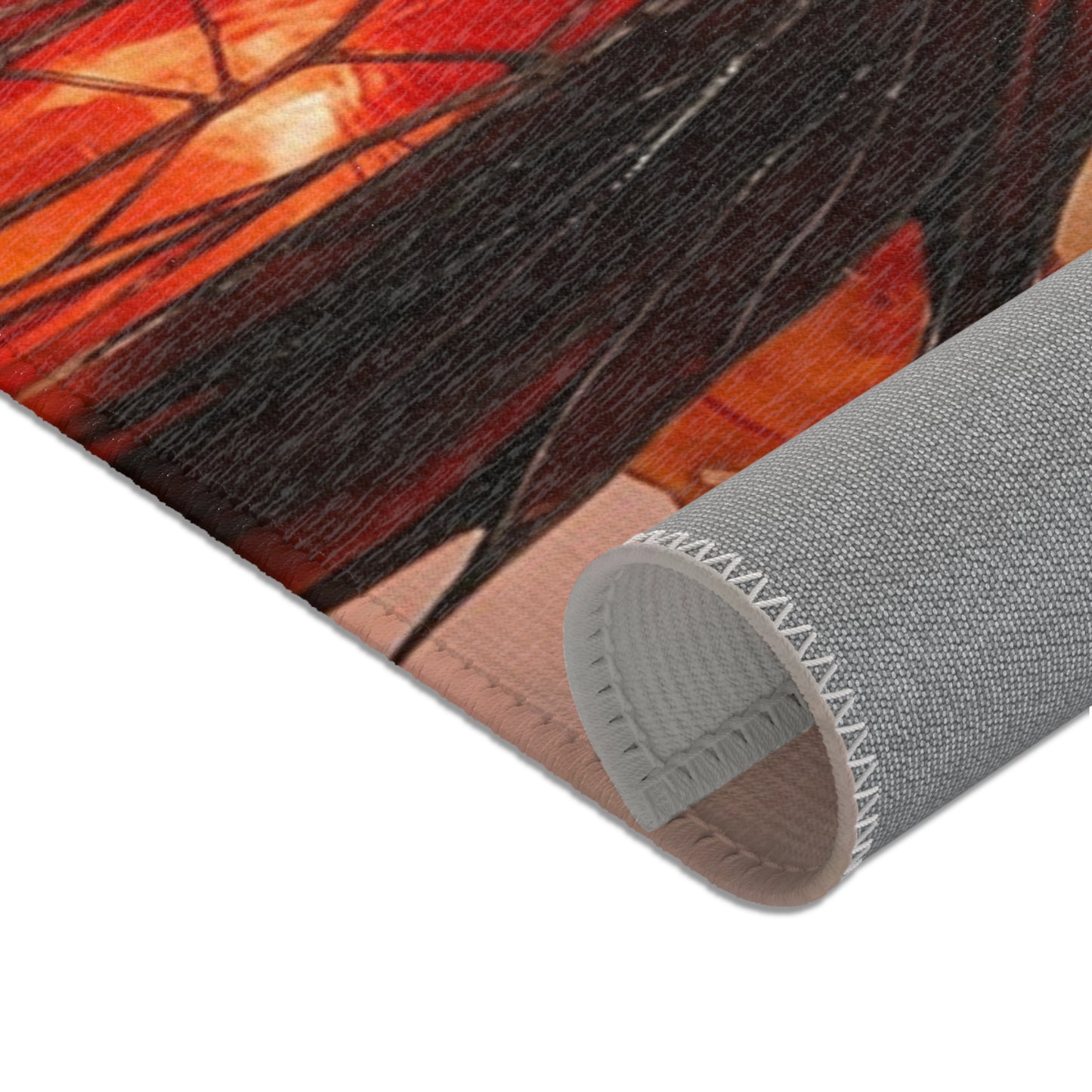 Phoenix Rising Area Rug – Amber Flame Dreamscape