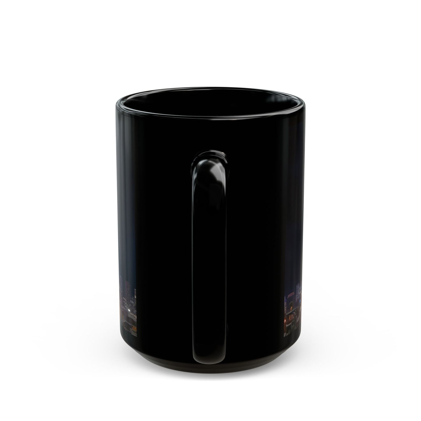 Crimson Circus Tent Mug – Midnight Carnival Dreamscape
