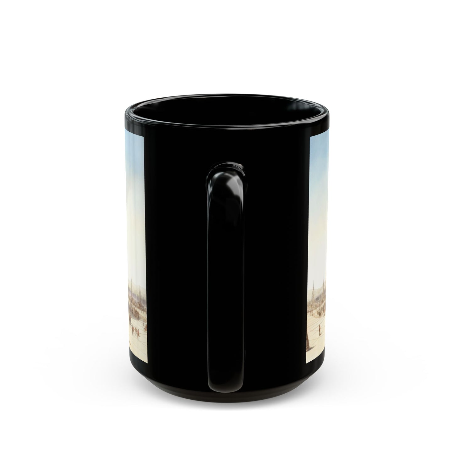 Sepia Spire Market Mug