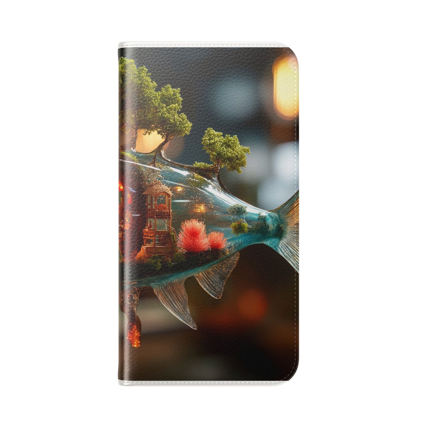 Forest Fish Flip Case – Liquid Glowwood Dreamscape