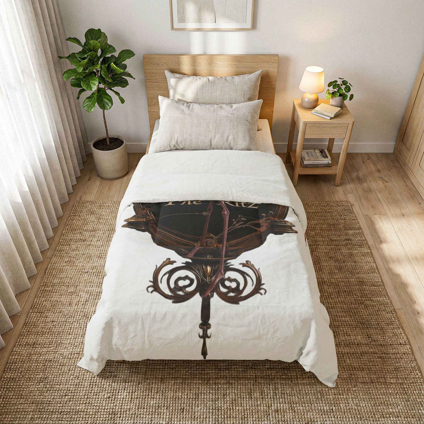 Gilded Flamingo Comforter – The Ritz Ornate Frame Design