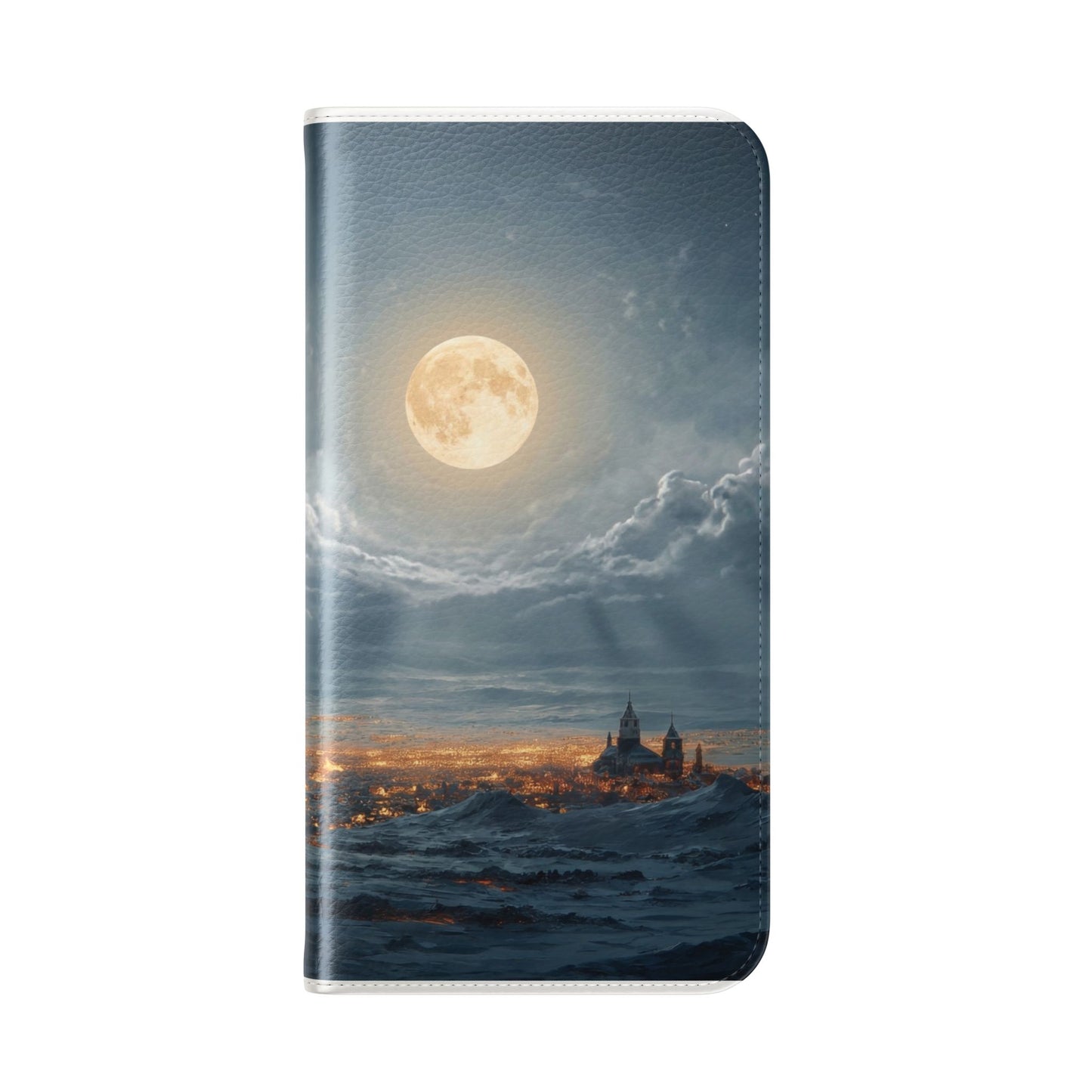 Moonlit Sleigh Flip Cases – Northern Lights Winter Journey