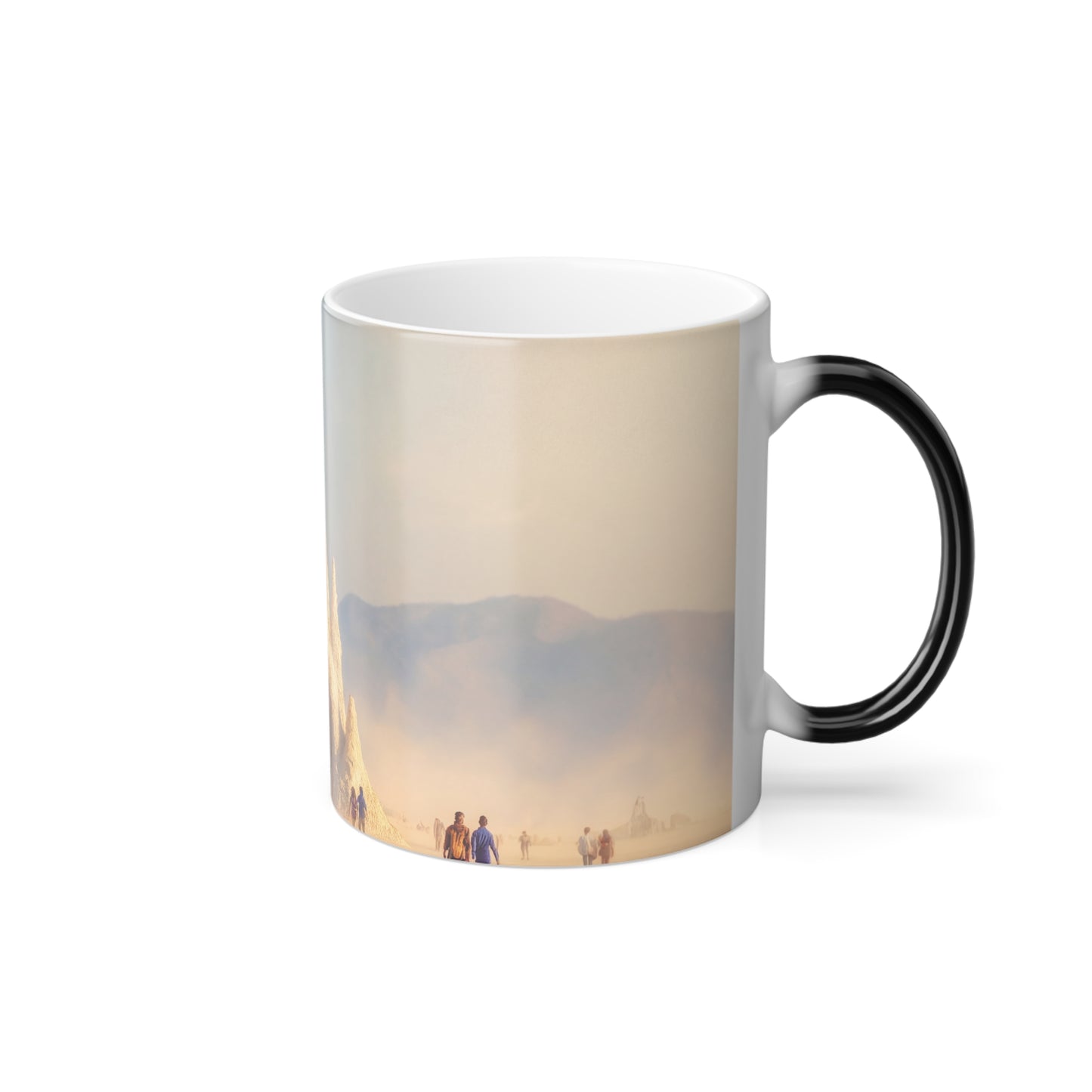 Dune Citadel Color Morphing Mug, 11oz – Golden Hour Archway Vista