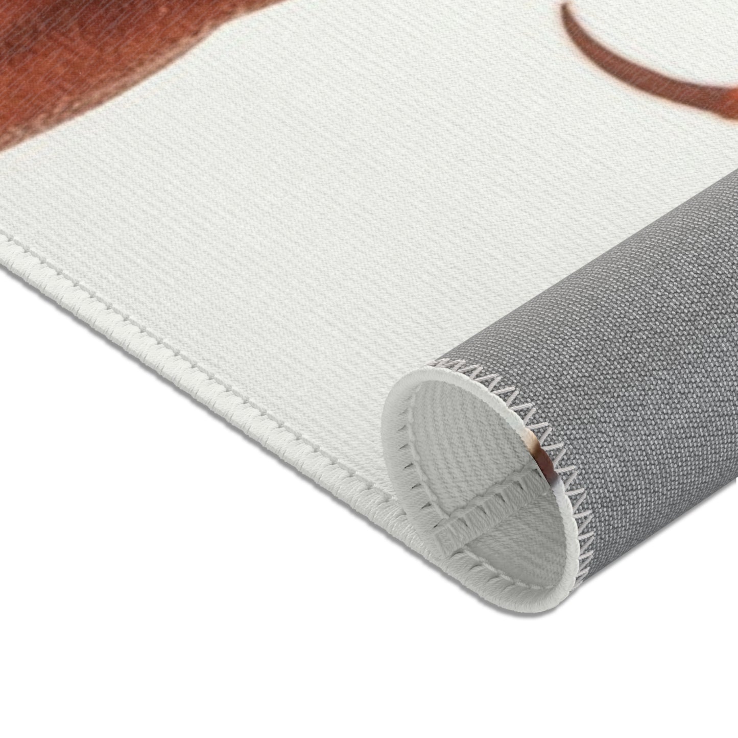 Winged Hound Area Rug – Amber Glow Guardian