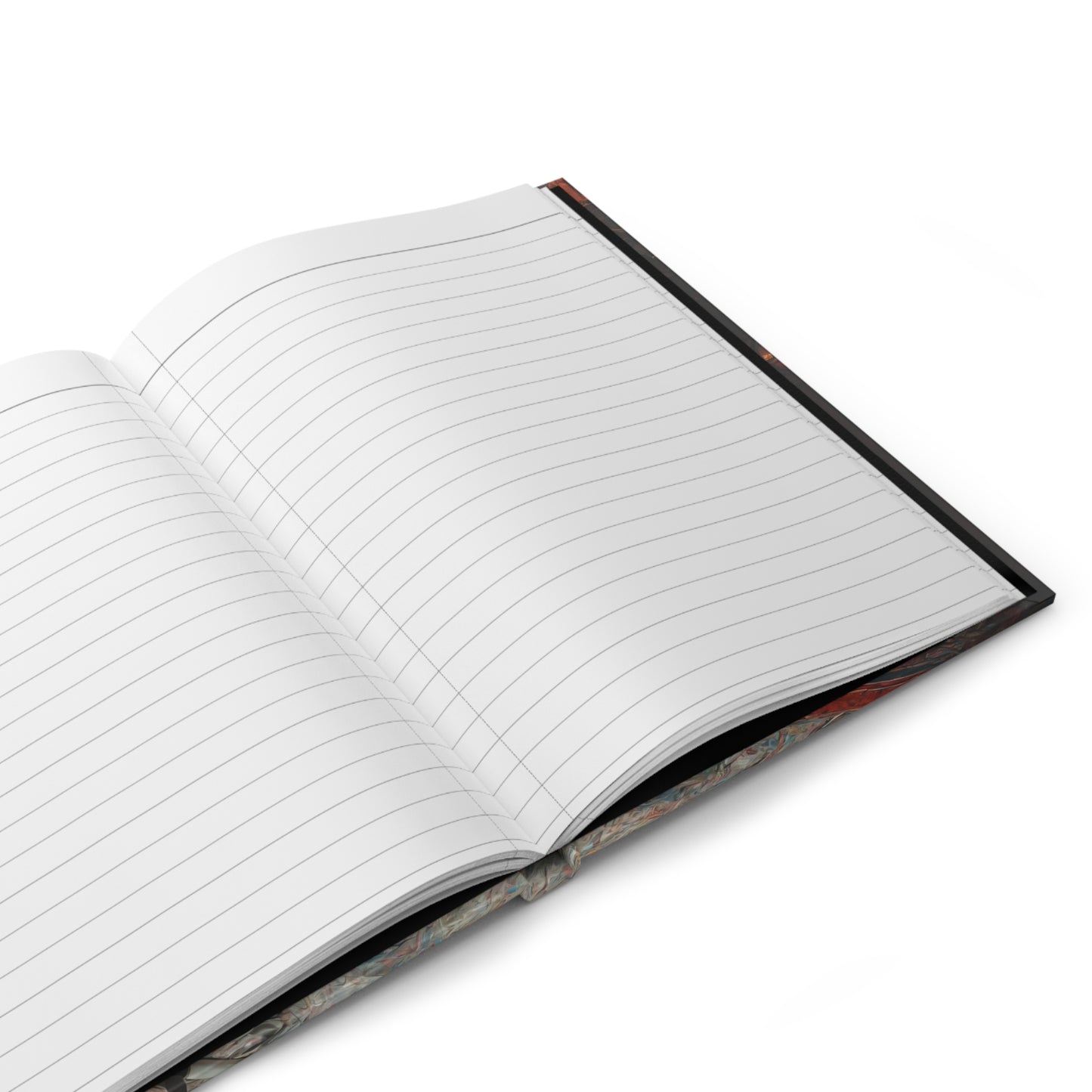 Cosmic Sleeper Hardcover Journal Matte – Earthrise in a Rustic Capsule