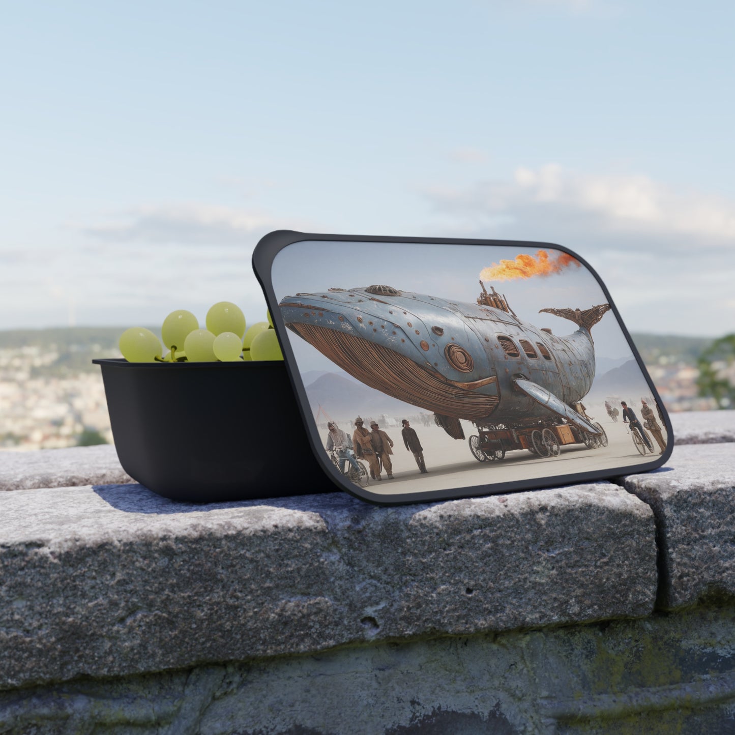 Steam Whale Bento Box – Iron Leviathan on the Salt Flats