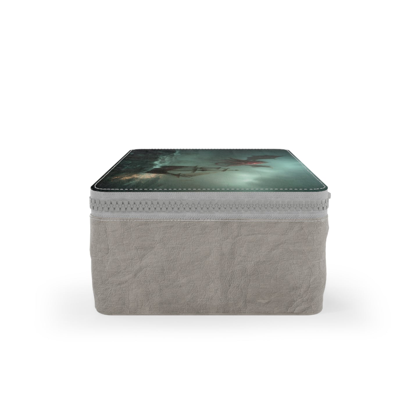 Deep Sea Leviathan Paper Lunch Bag – Crimson Cthulhu Storm Quest