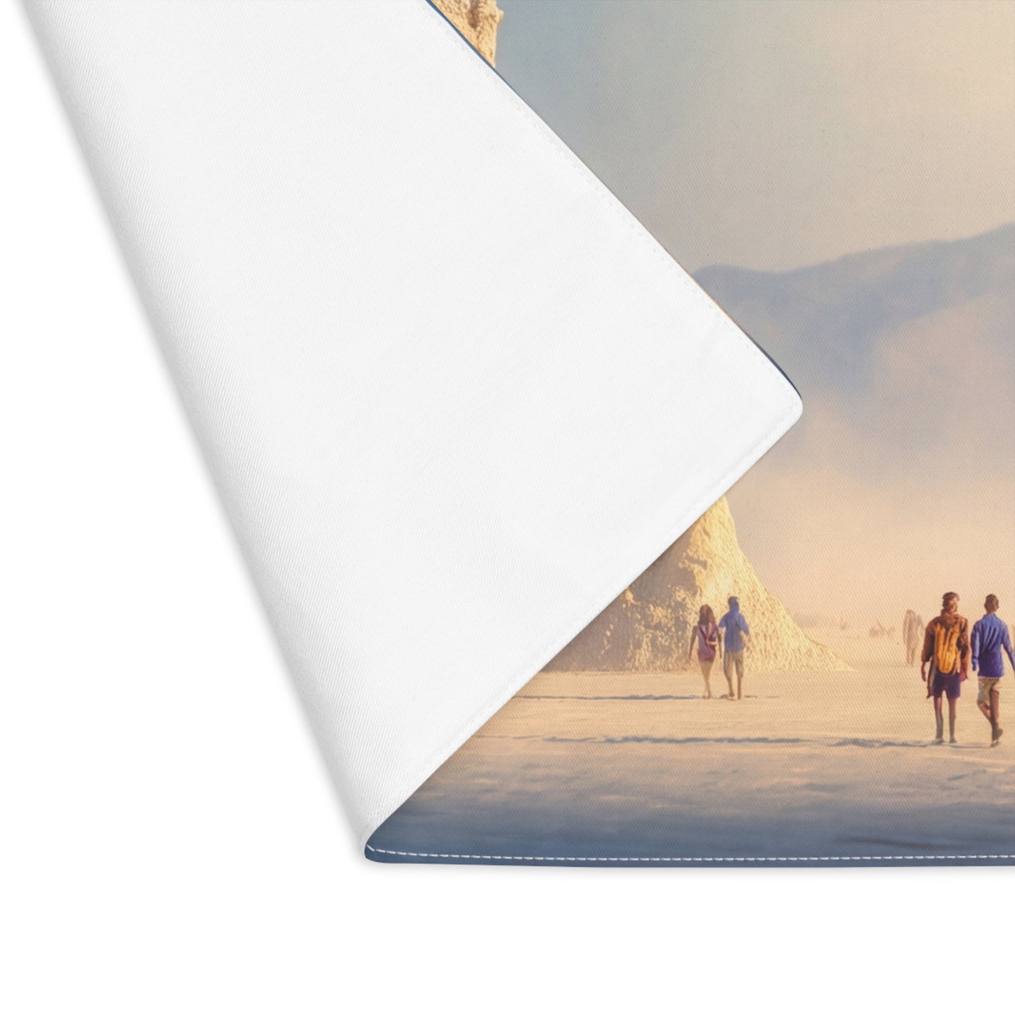 Desert Castle Placemat – Sunlit Sandstone Archway in the Dunes
