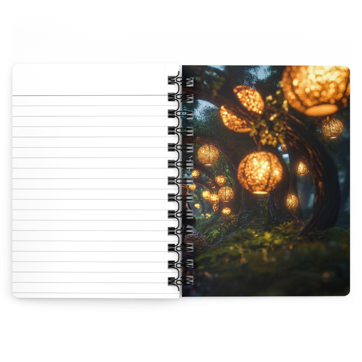 Lantern Grove Spiral Bound Journal – Whispers of the Twilight Path
