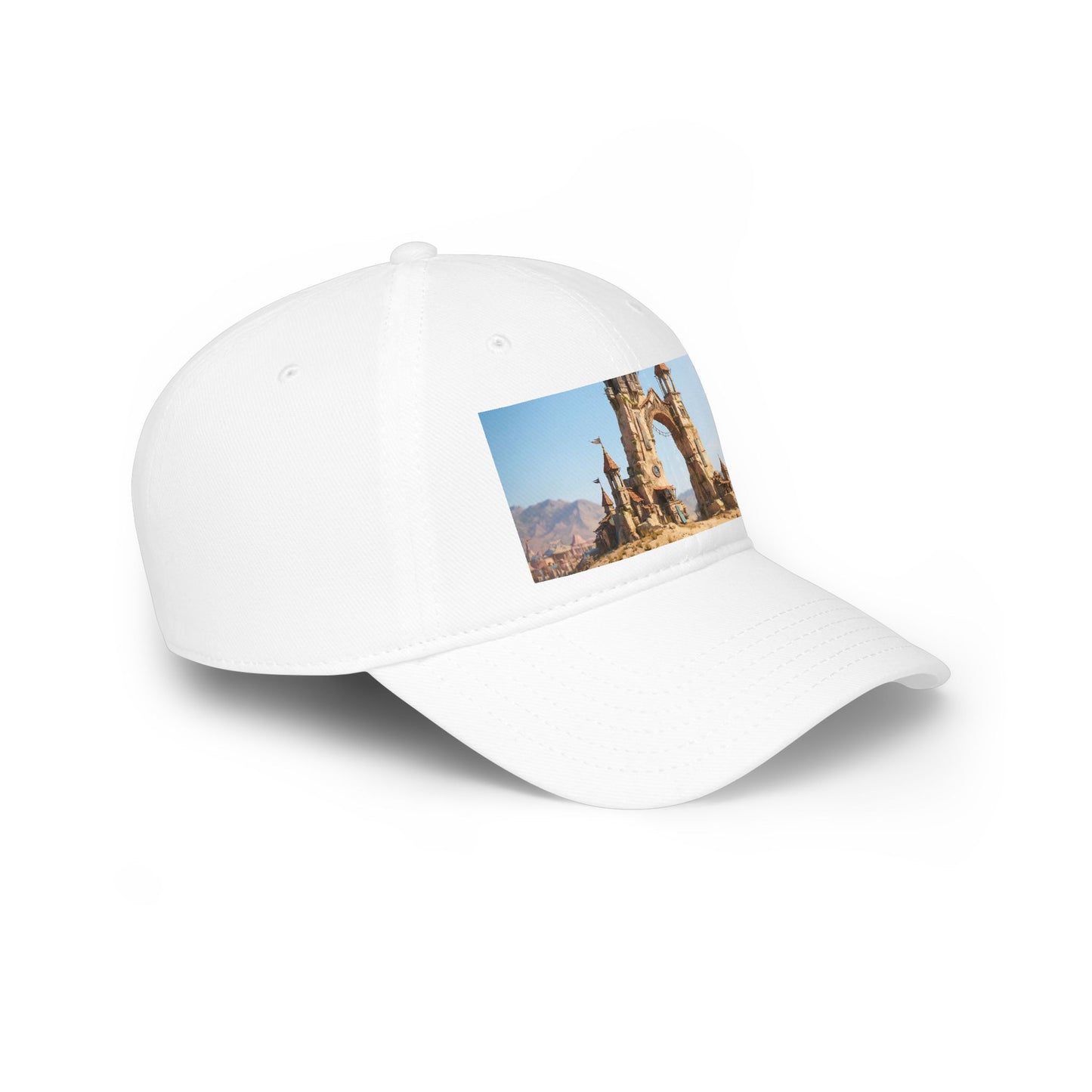Desert Gatehouse Low Profile Baseball Cap – Arid Sentinel Archway