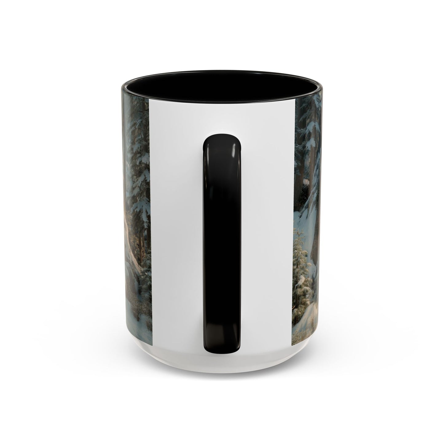 Winter Treehouse Doorway Mug – Snow-Kissed Forest Hearth