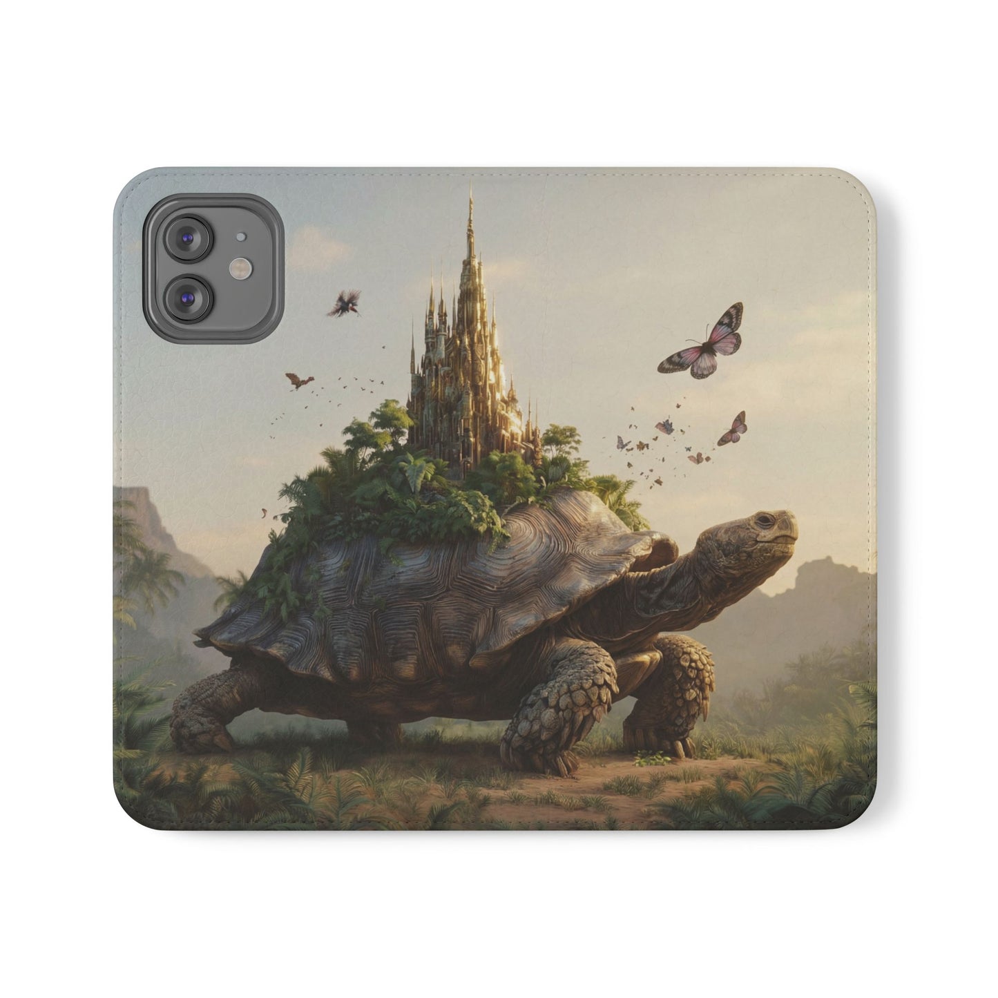 Castle Turtle Flip Cases – Golden Spire Jungle Guardian