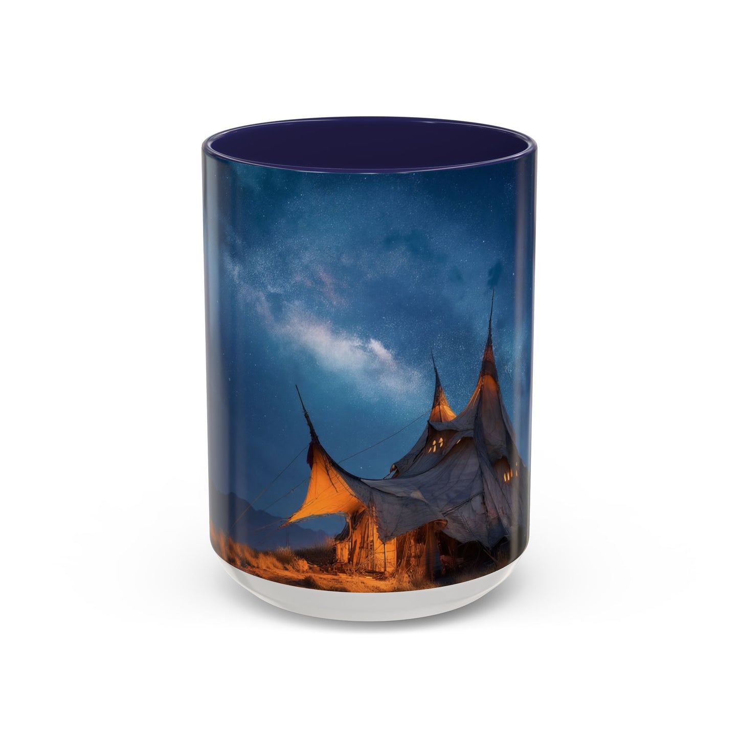 Starlit Nomad Tent Mug – Milky Way Haven Coffee Cup