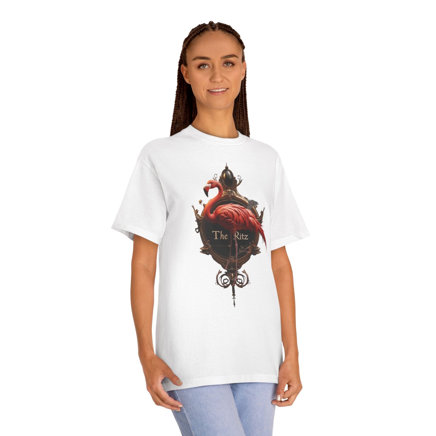 Neon Flamingo Clock – The Ritz Ornate Wall Art Tee