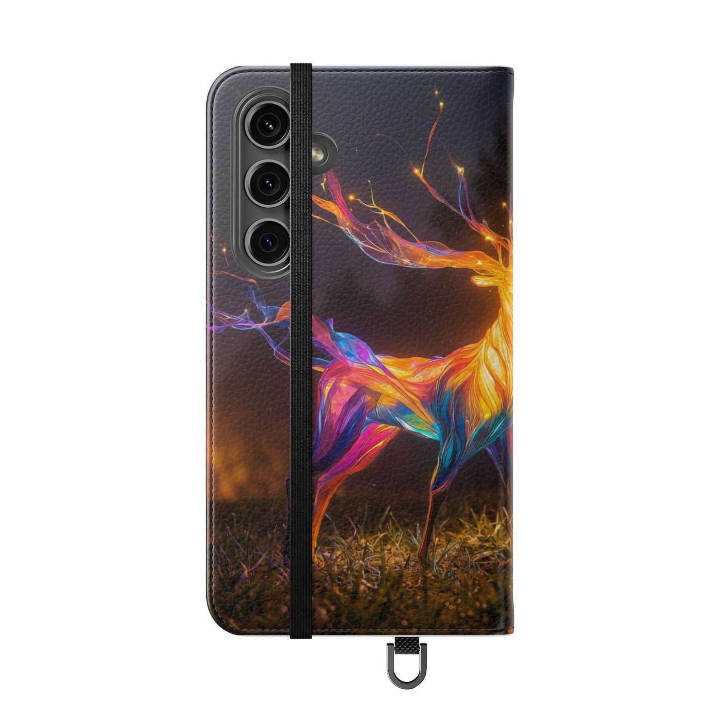 Ethereal Deer Flip Cases – Luminous Spirit Portrait