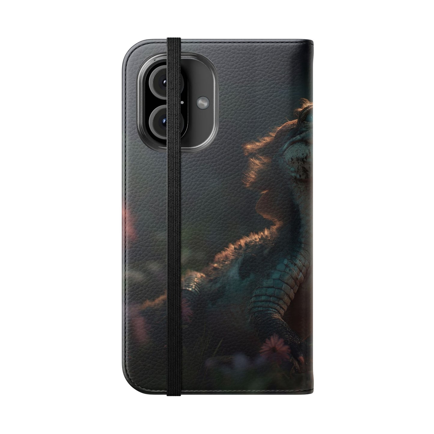 Crocodile Butterfly Flip Cases – Tender Guardian with Moth Companion