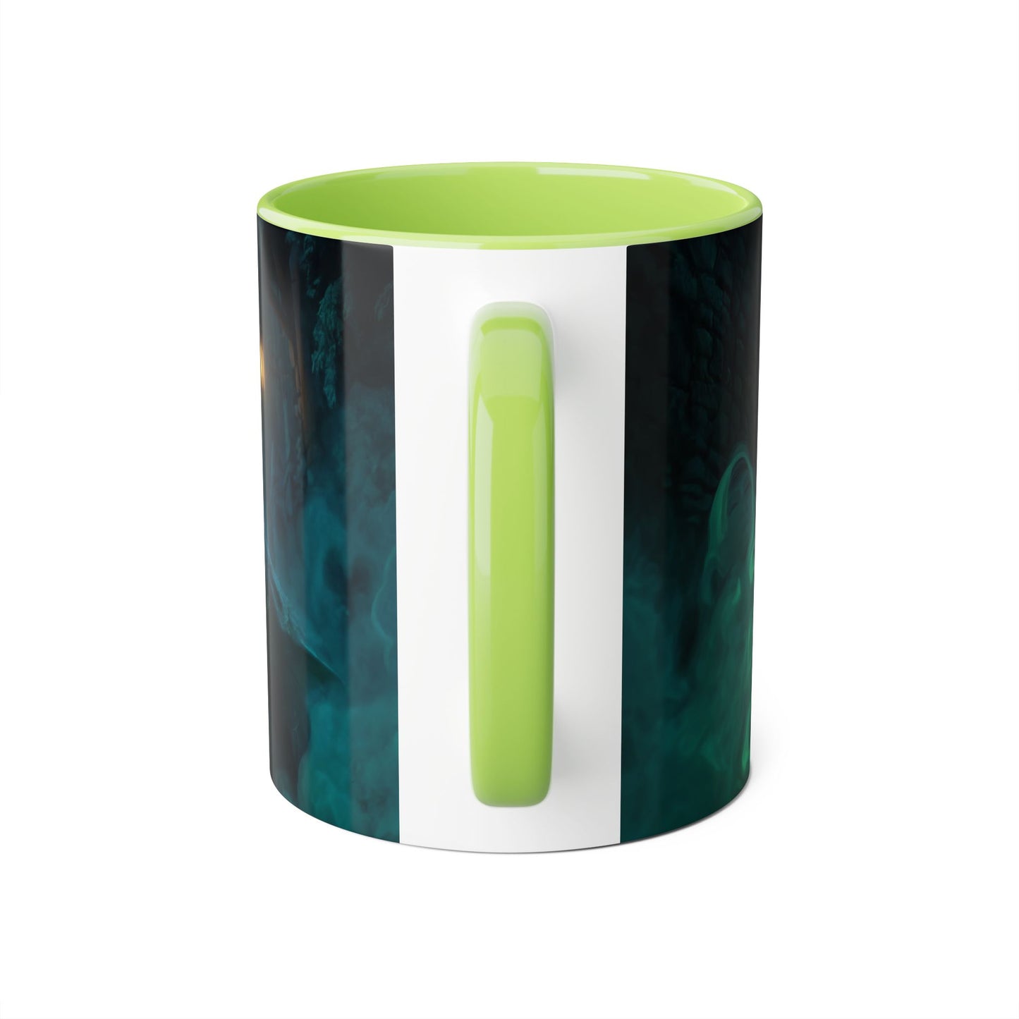 Glimmerblade Elf Warrior Mug – Glowing Green Sword Alley Guardian
