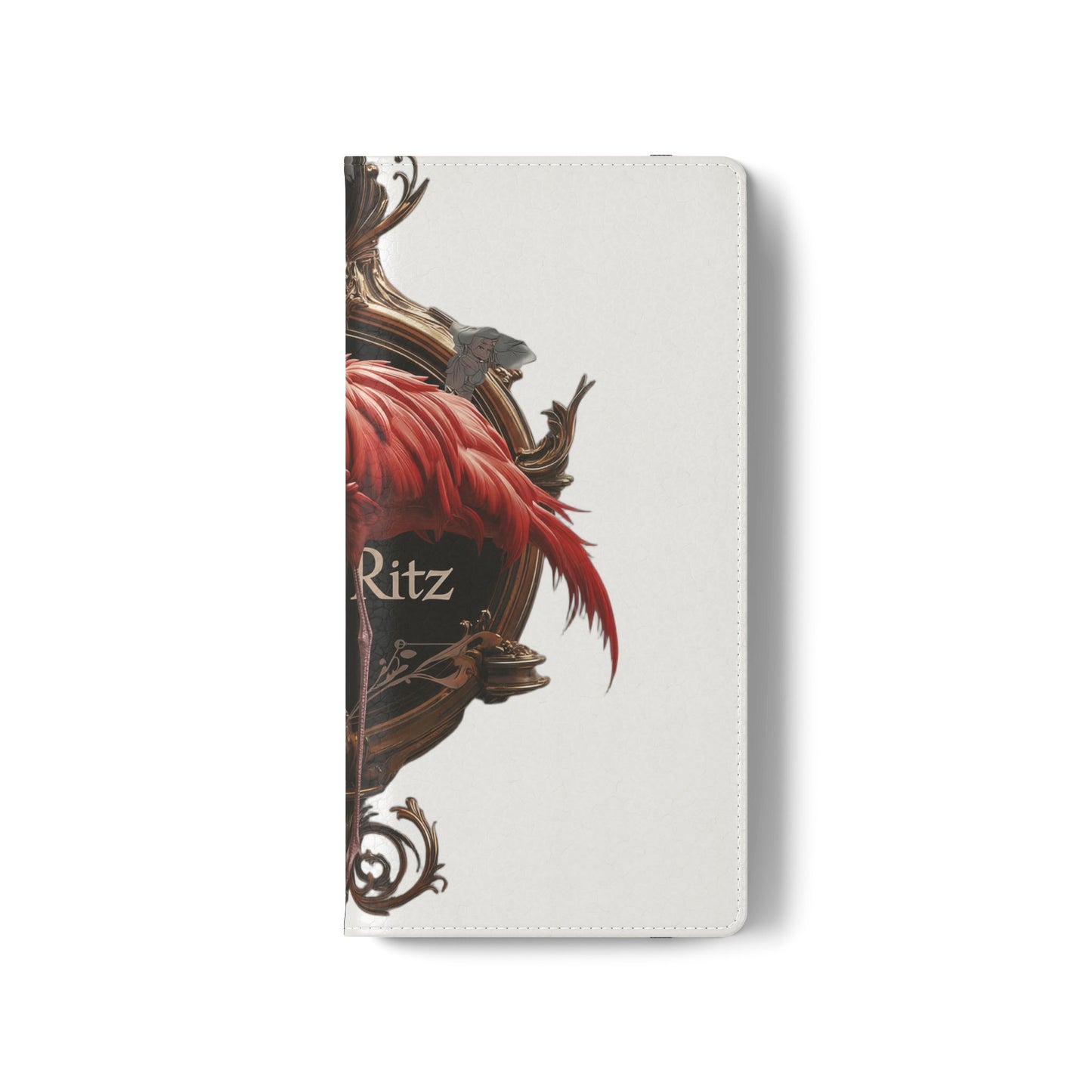 The Ritz Flamingo Flip Cases – Gilded Ornate Frame Art Design