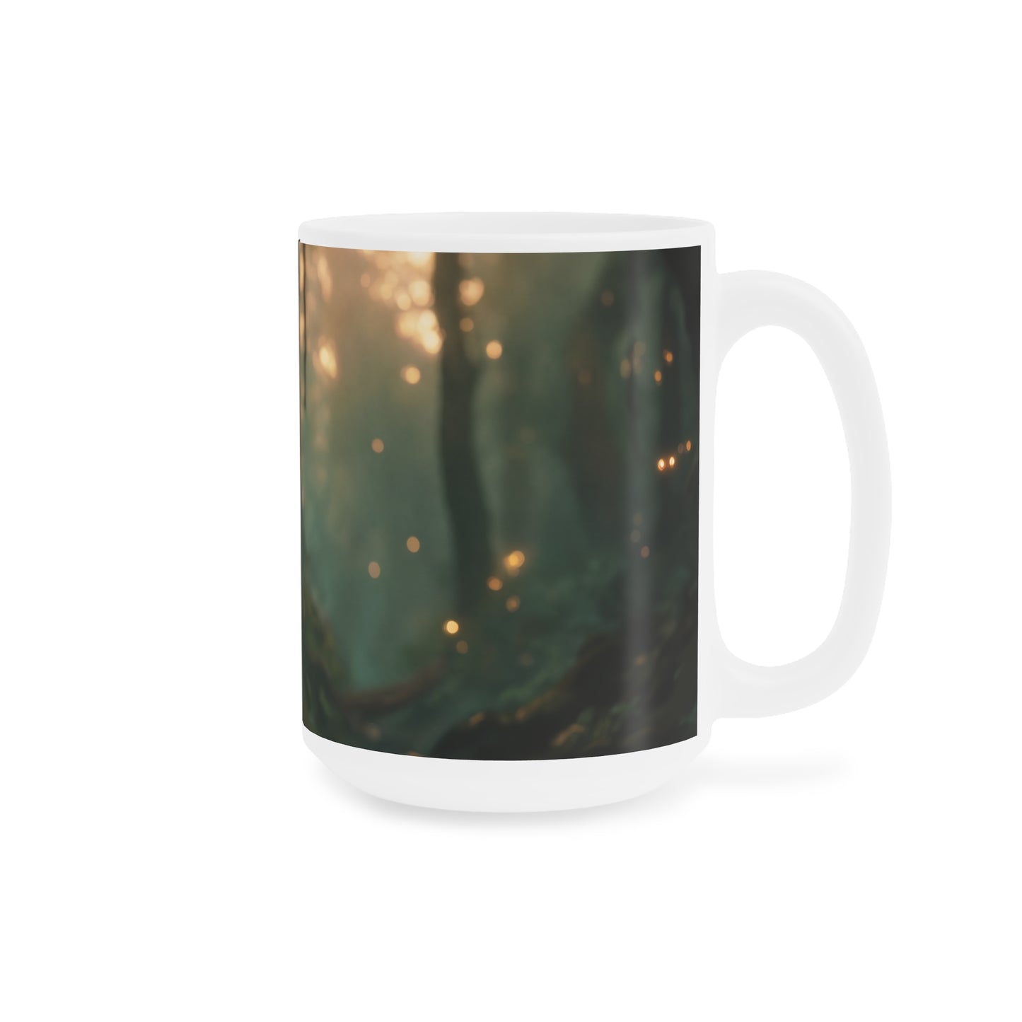Forest Fairy by the Stream Ceramic Mugs (11oz\15oz\20oz) – Golden Hour Whispers