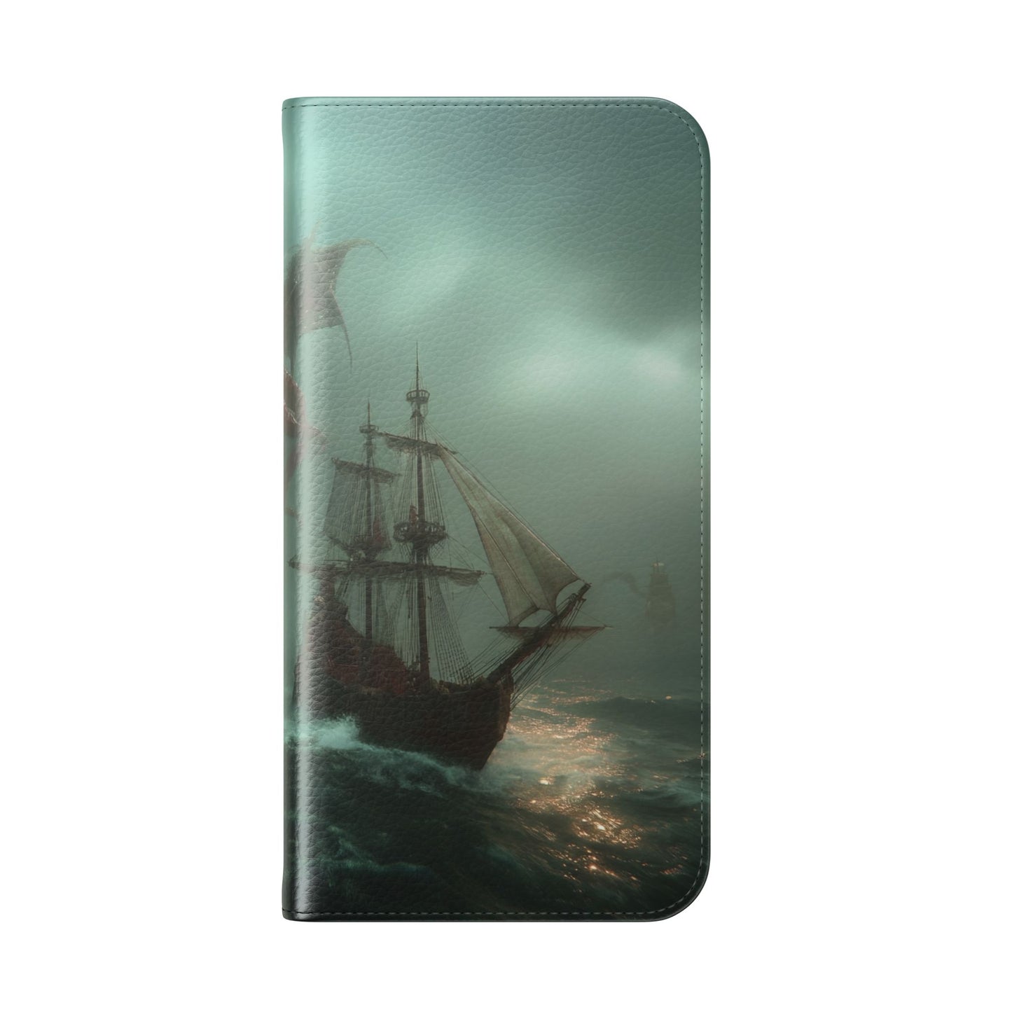 Leviathan Dragon Flip Cases – Crimson Sentinel at Sea