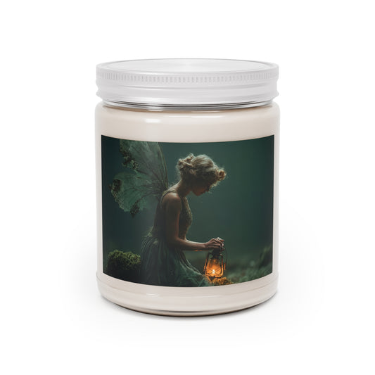 Forest Warden Fairy Scented Soy Candles with White Lid, 9oz – Keeper of the Mossy Glade
