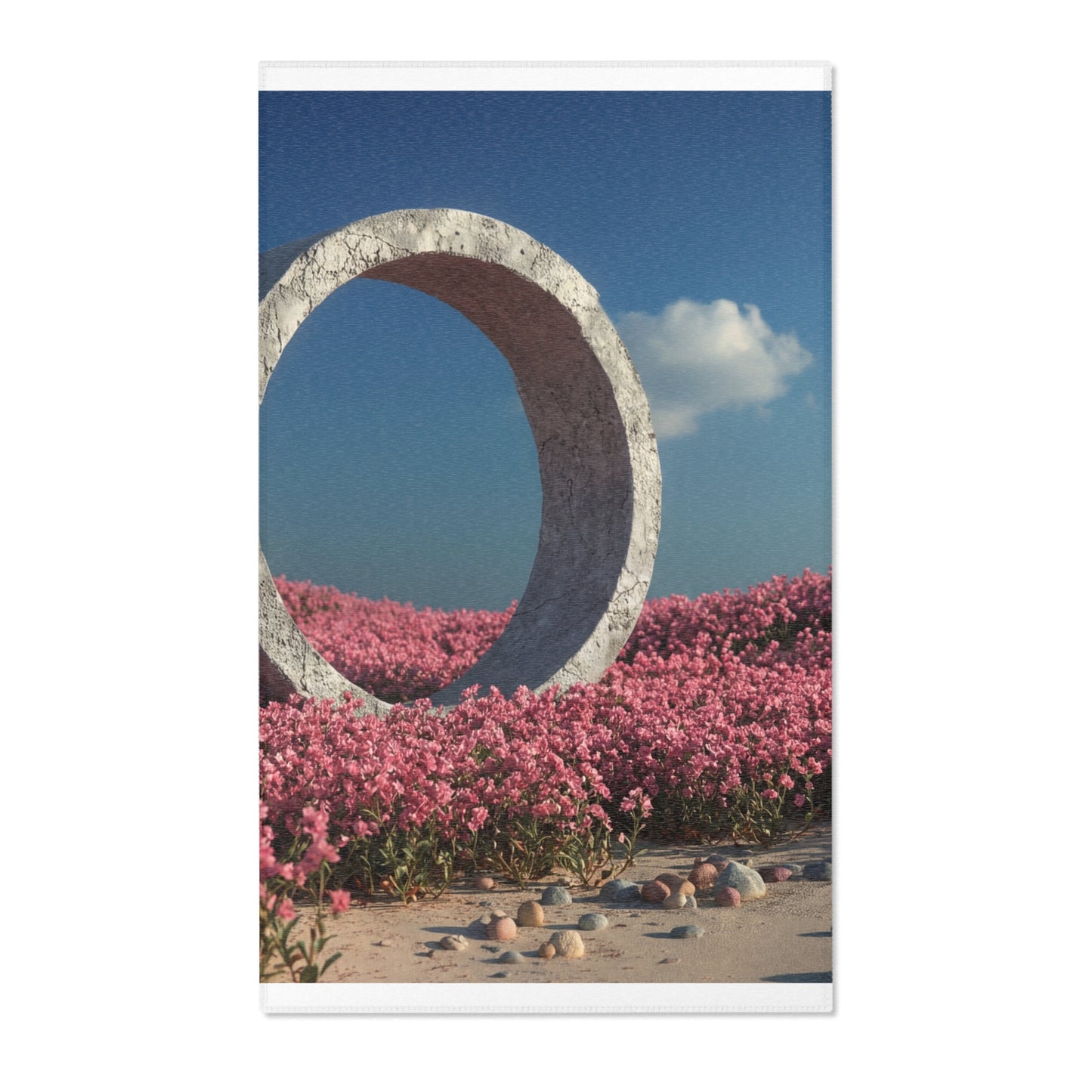 Stone Portal Area Rug – Pink Bloomed Threshold