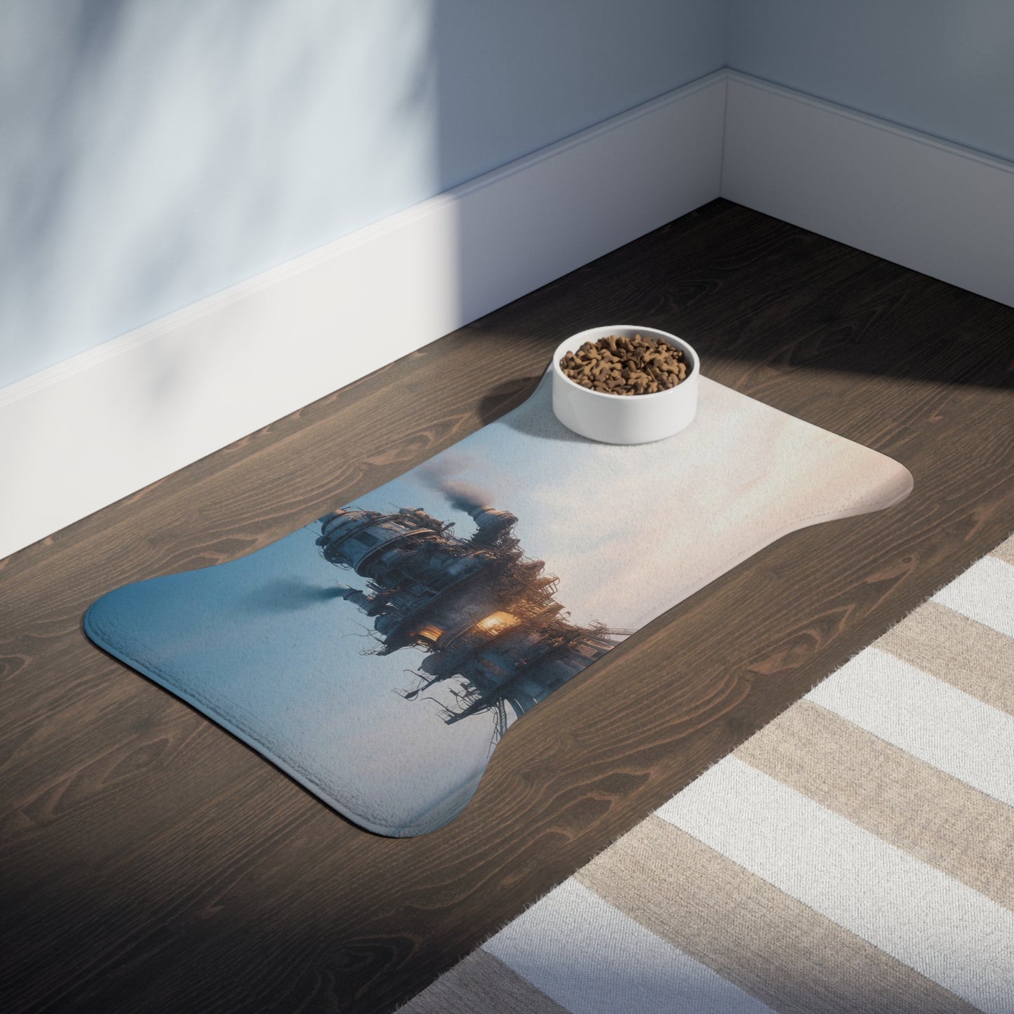 Steamborne Tower Pet Feeding Mats – Dawn’s Industrial Sanctuary