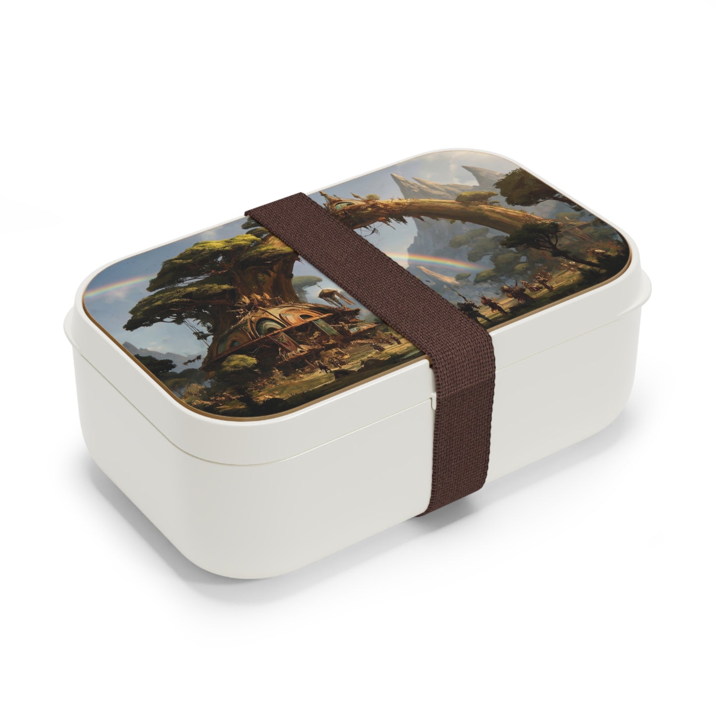 Arcane Treehouse Bento Lunch Box – Portal to a Verdant Realm