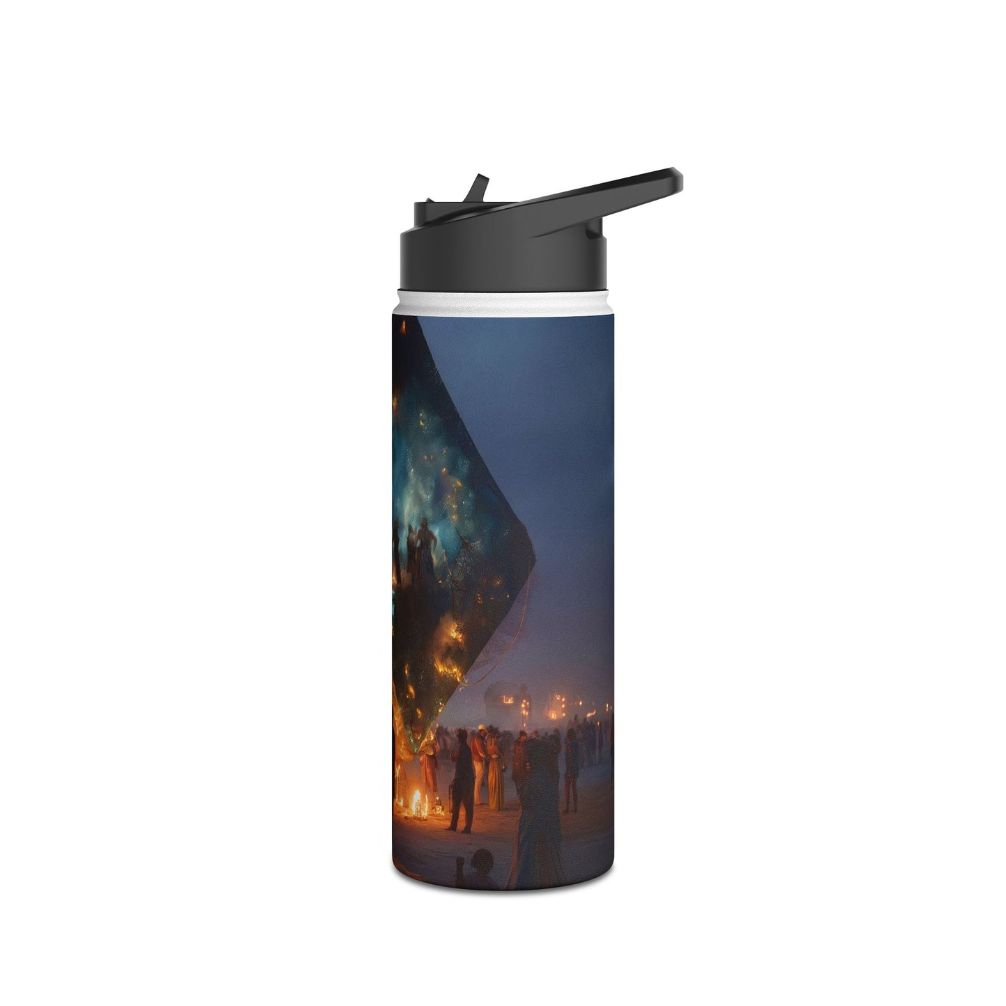 Celestial Cube Water Bottle – Gateway to a Starlit Ceremony