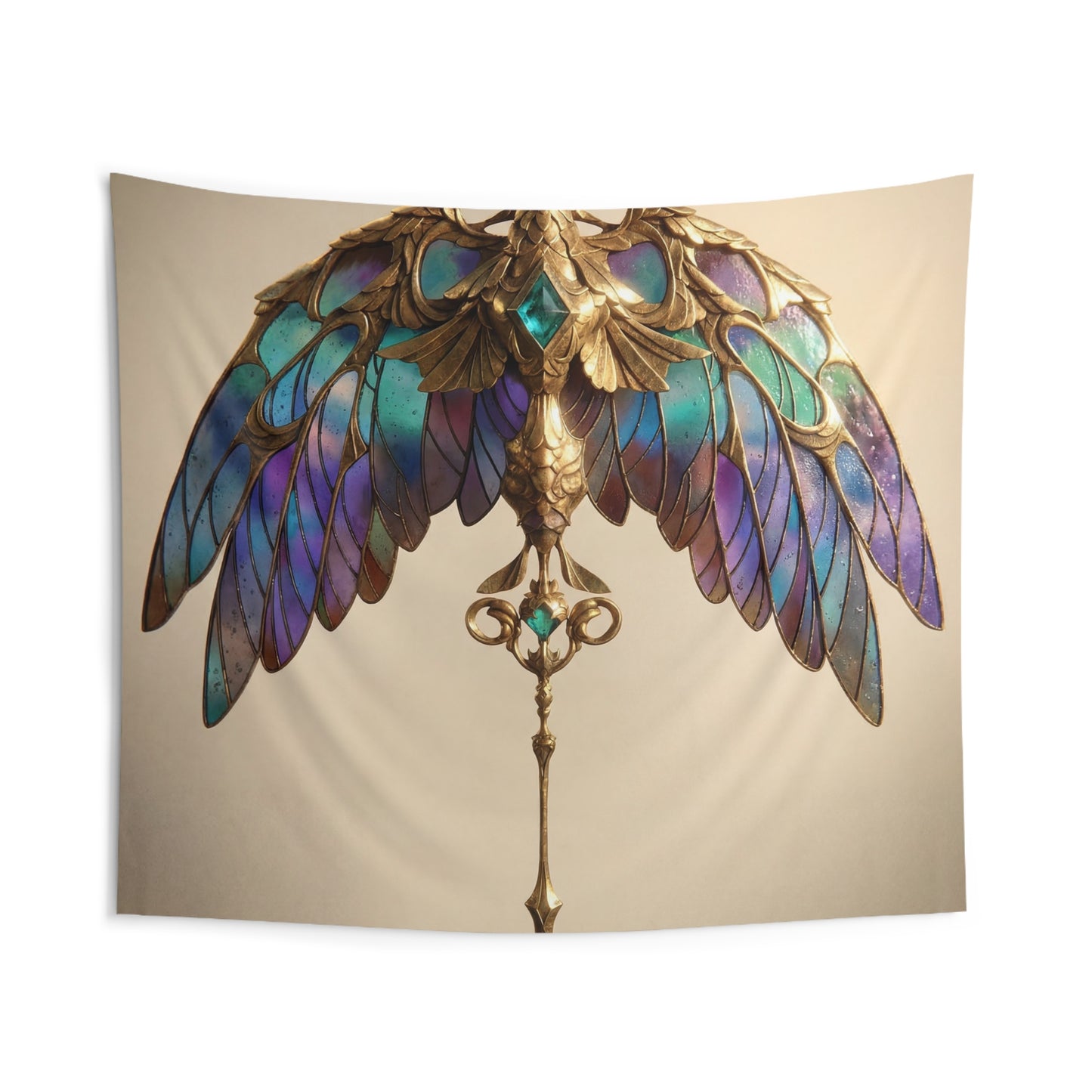 Celestial Phoenix Wand Tapestries – Wings of Twilight Gemstone