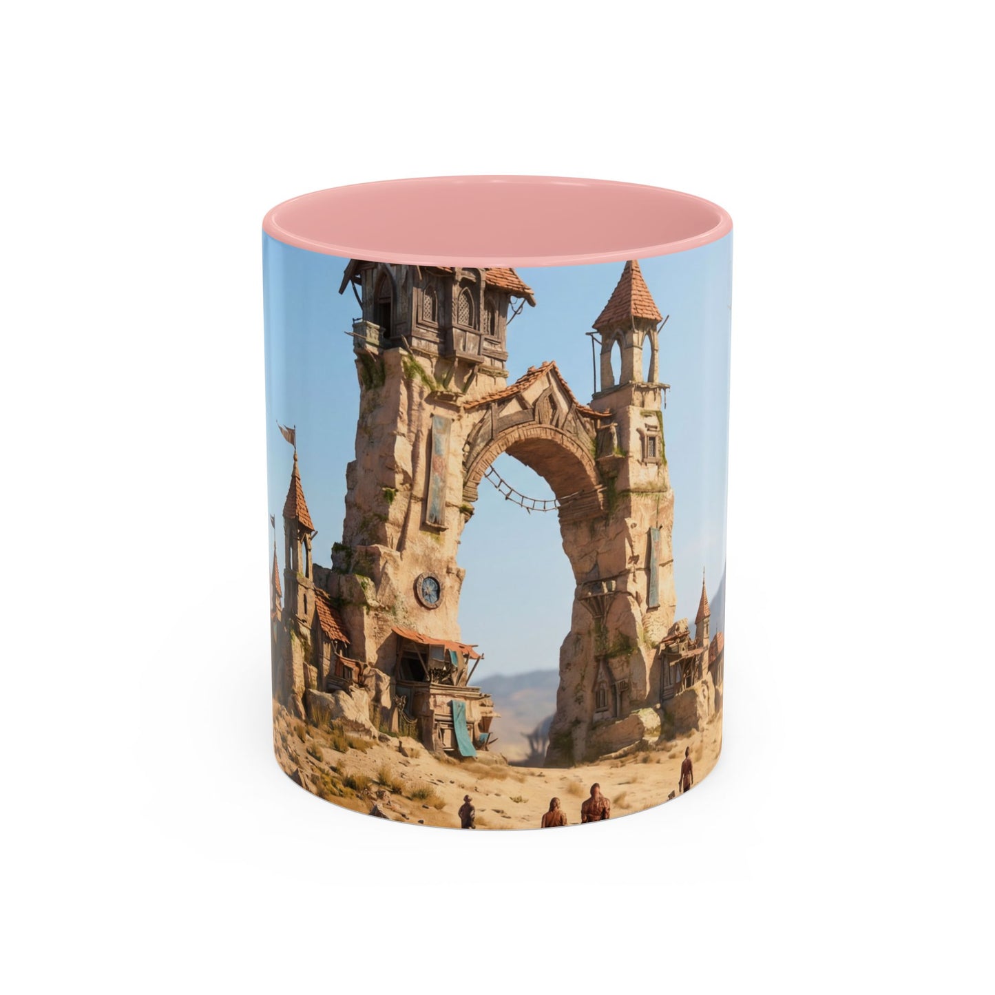 Desert Sentinel Archway Accent Coffee Mug (11, 15oz) – Sun-Scorched Cityscape