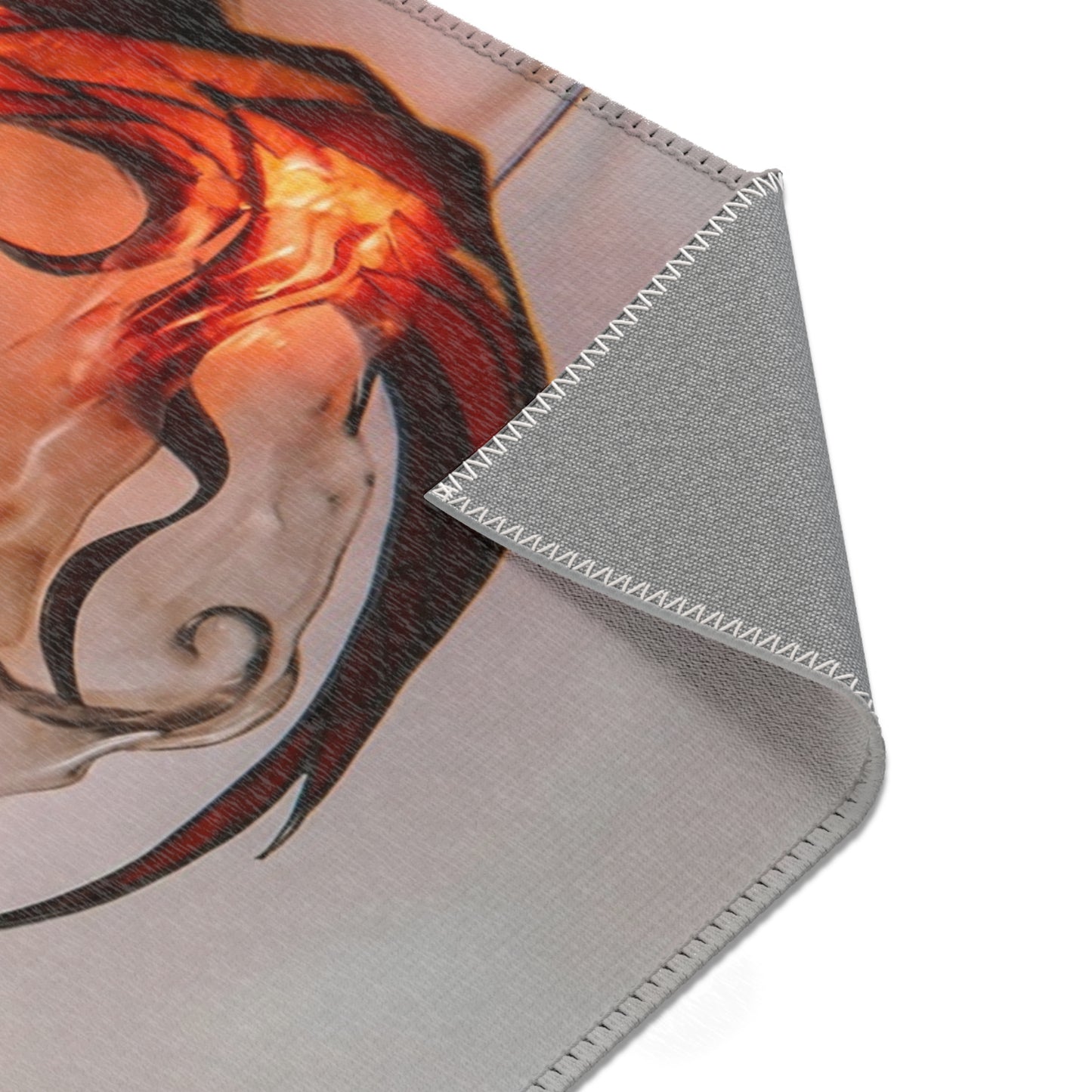 Stained Glass Phoenix Area Rug – Ember-Infused Artistry