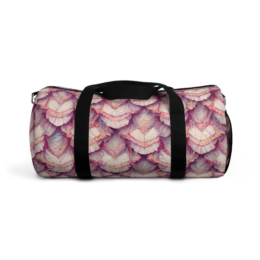 an abstract continuous seamless pattern fairycore ruffles - Duffel Bag