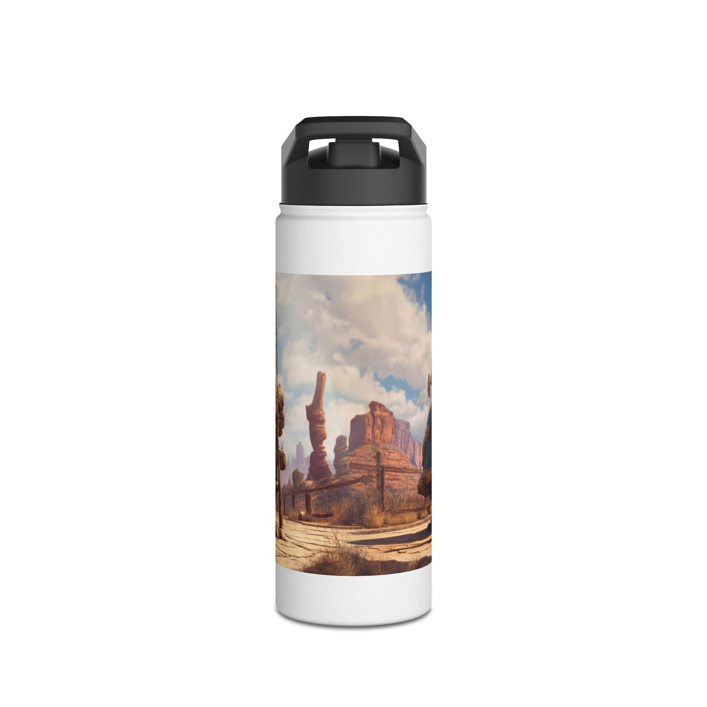 Witch Roadtrip Trio Stainless Steel Water Bottle, Standard Lid – Dusty Desert Spellbound
