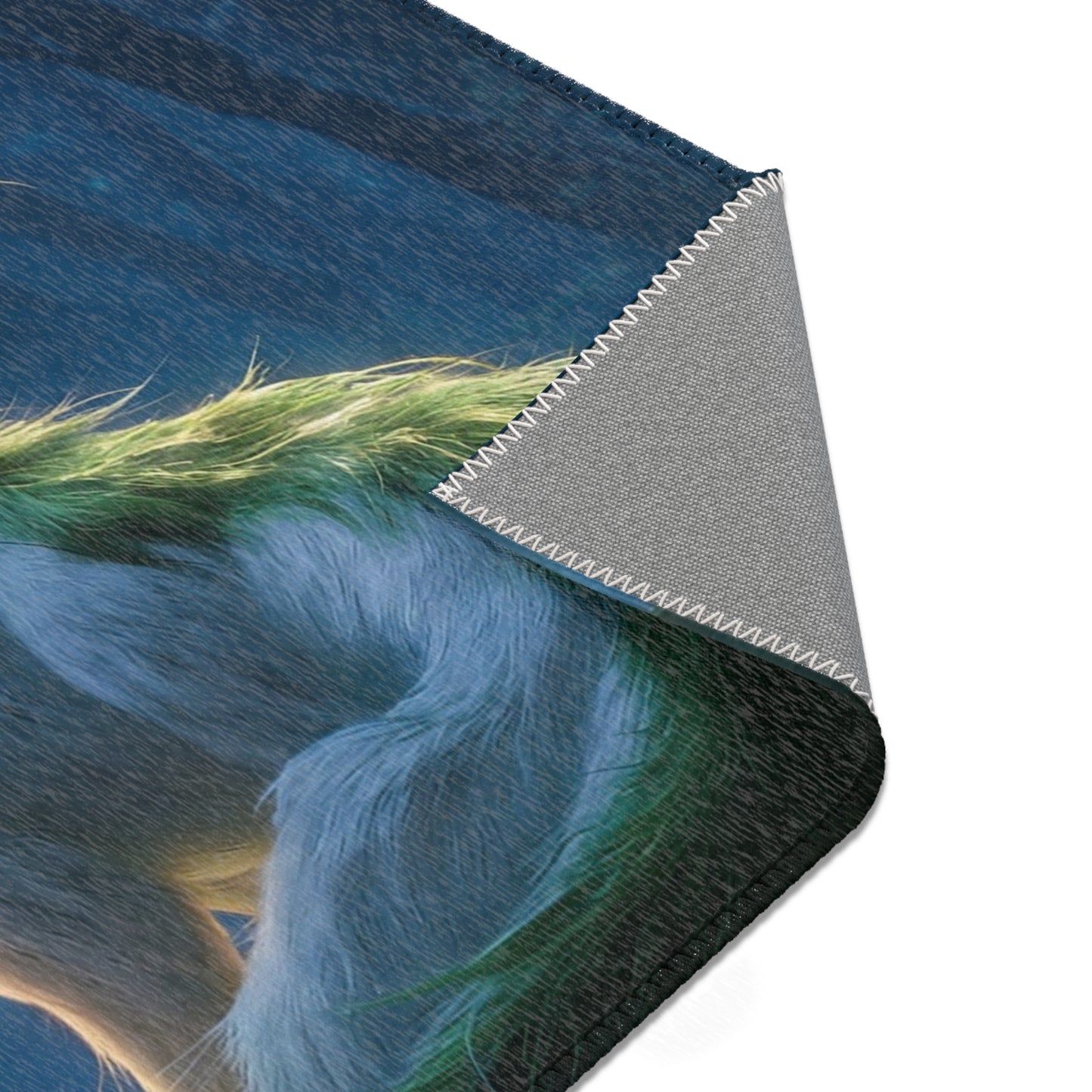 Forest Spirit Fox Area Rugs – Twilight Whispers in Mossy Glen