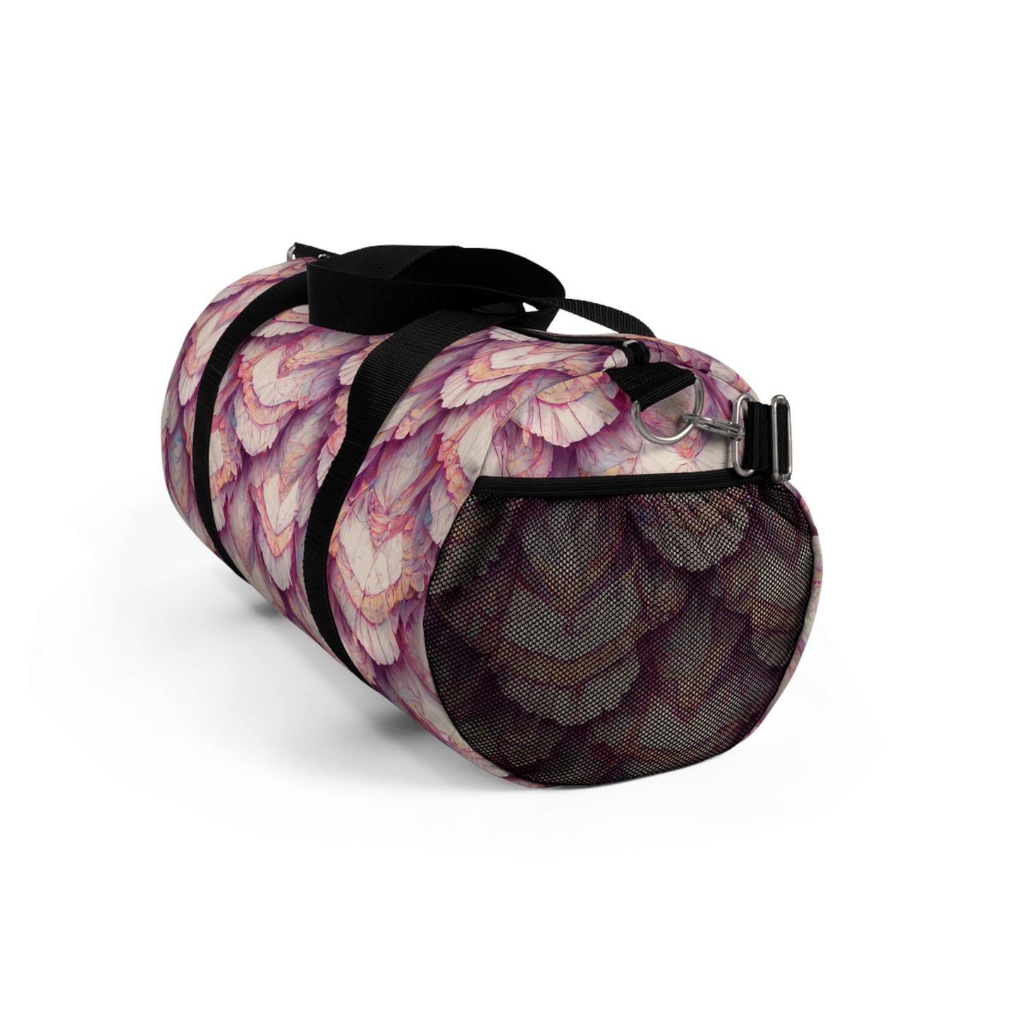 an abstract continuous seamless pattern fairycore ruffles - Duffel Bag