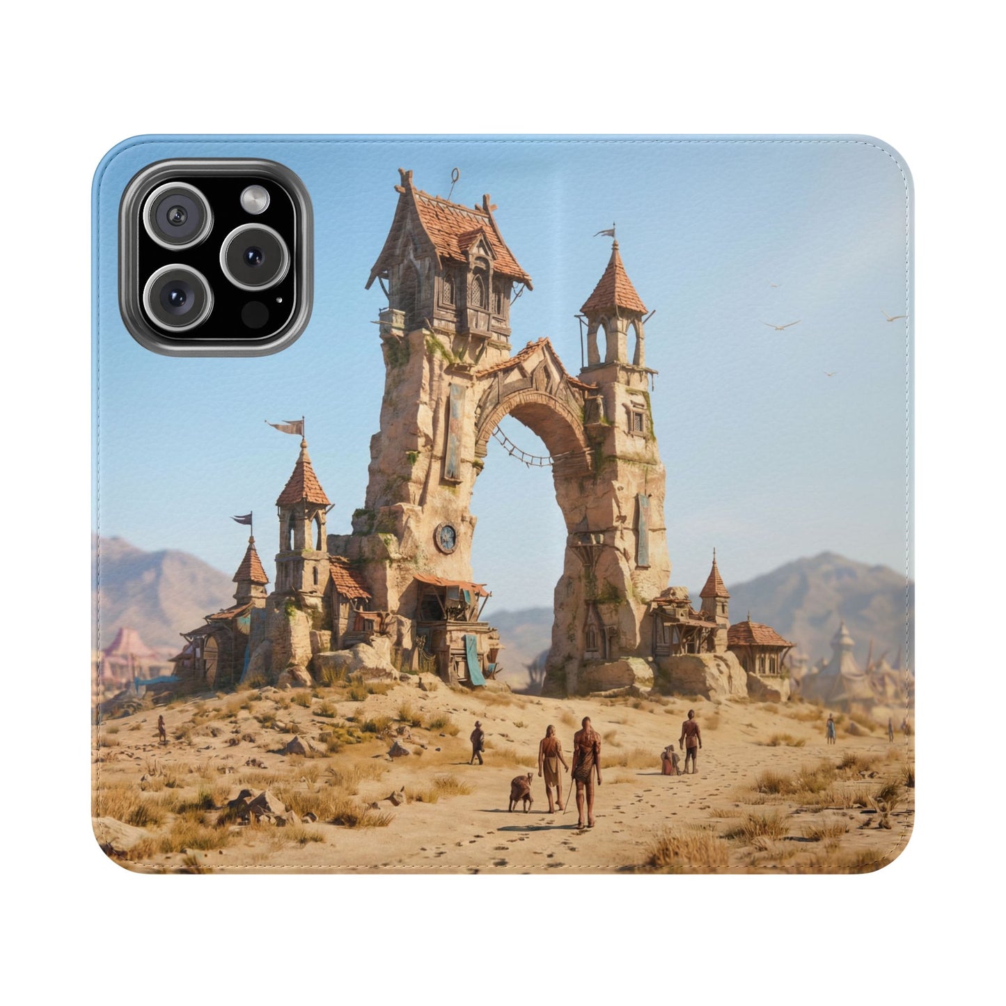 Desert Sentinel Gate Flip Cases – Weathered Archway Journey