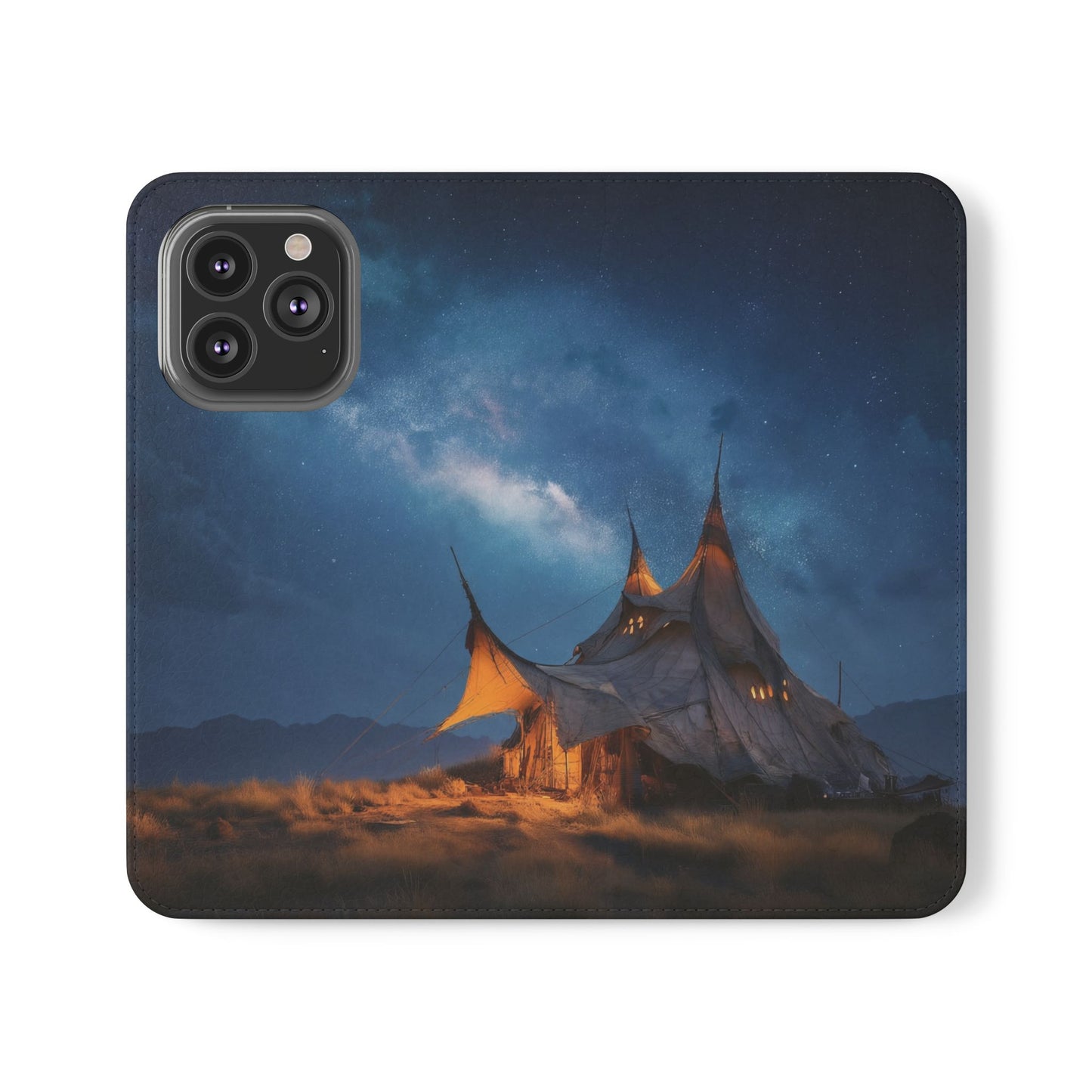 Stardust Nomad Tent Flip Cases – Milky Way Caravan Canvas