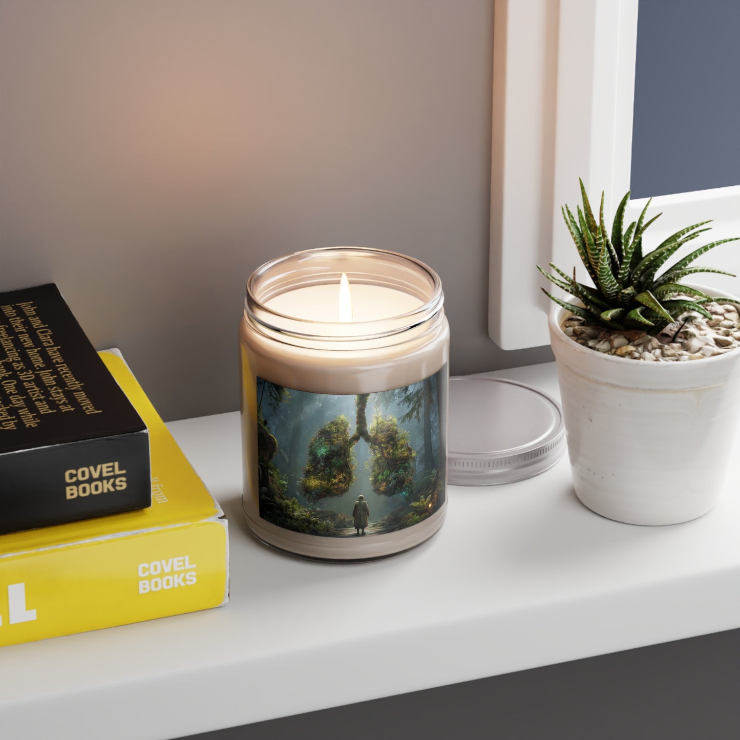 Lungs of the Wild Scented Soy Candles with White Lid, 9oz – Breath of Ancient Forests