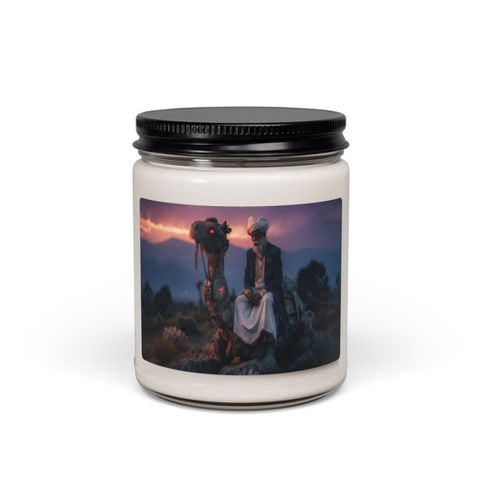 Desert Sage & Luminous Camel Scented Soy Candle, 9oz – Twilight Oasis Ritual