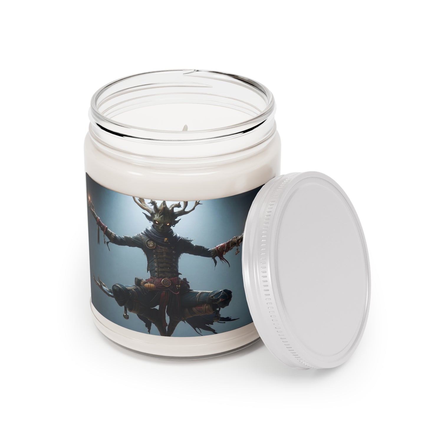 Celestial Watcher Scented Soy Candles with White Lid, 9oz – Ritual Light in the Veil