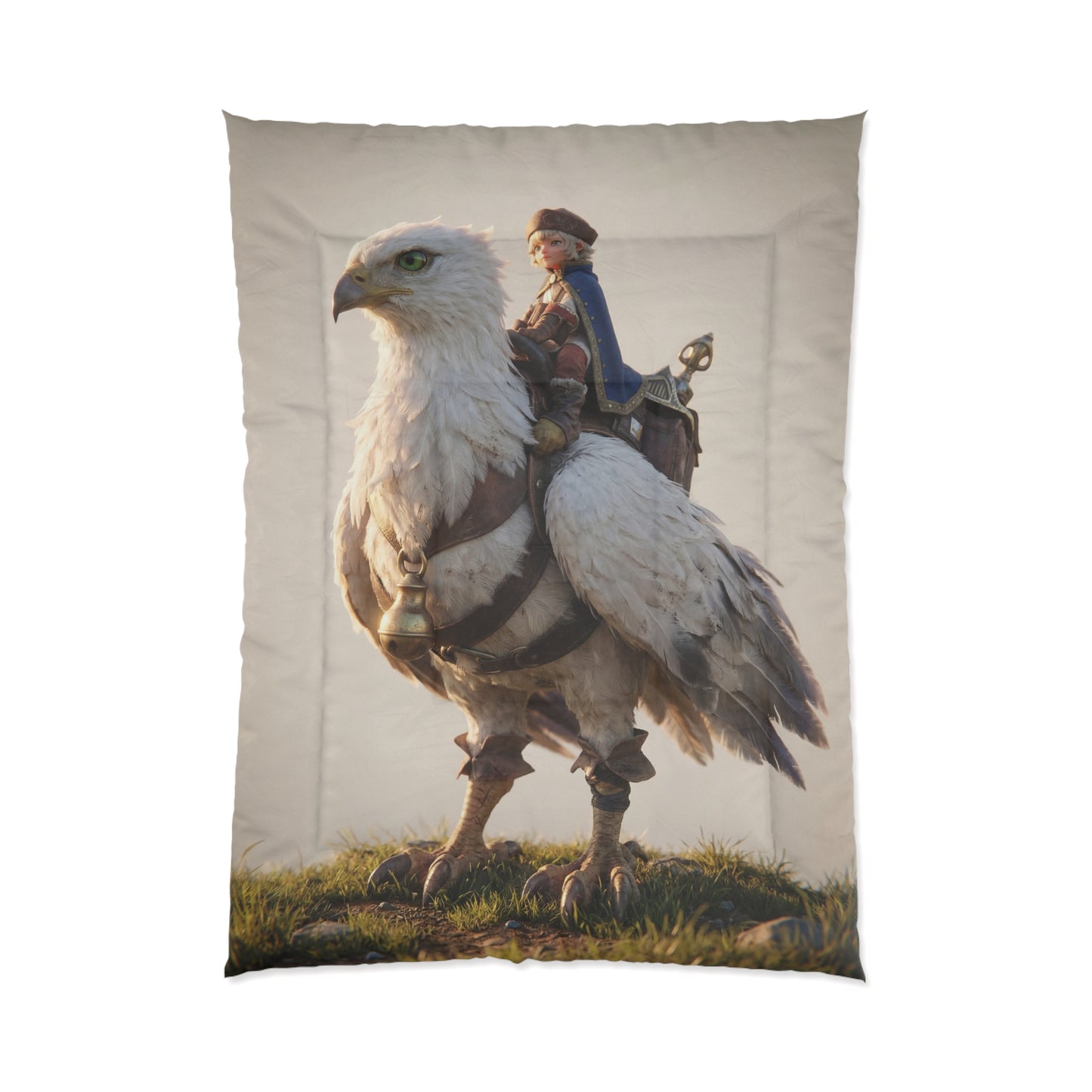 Skyborne Rider Comforter – Dawn’s Whisper on Feathers