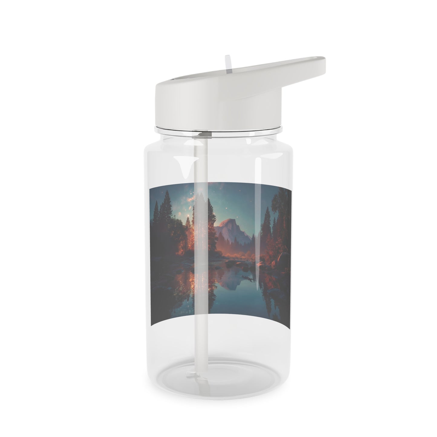 Twilight Valley Tritan Water Bottle – Starlit Reflections on the Merced