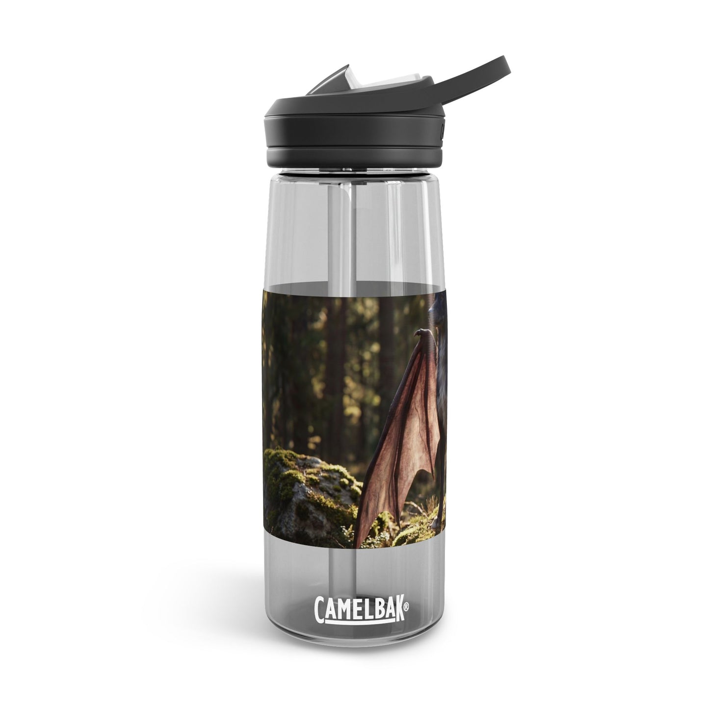Forest Dragon Wolf CamelBak Eddy® Water Bottle, 20oz\25oz – Twilight Guardian of the Mossy Glade