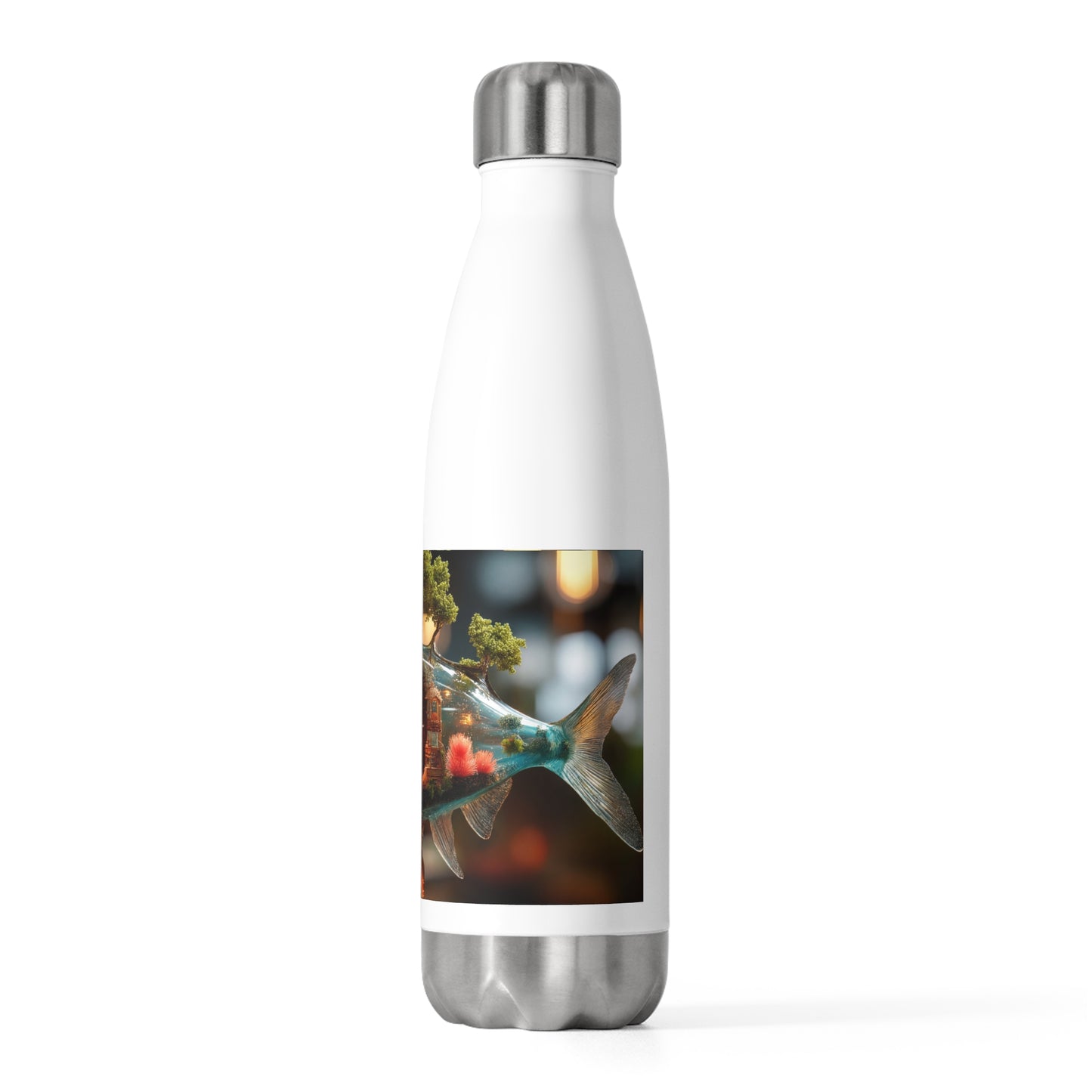 Forest Within Fish Bottle – Liquid Dreamscape Carry-All