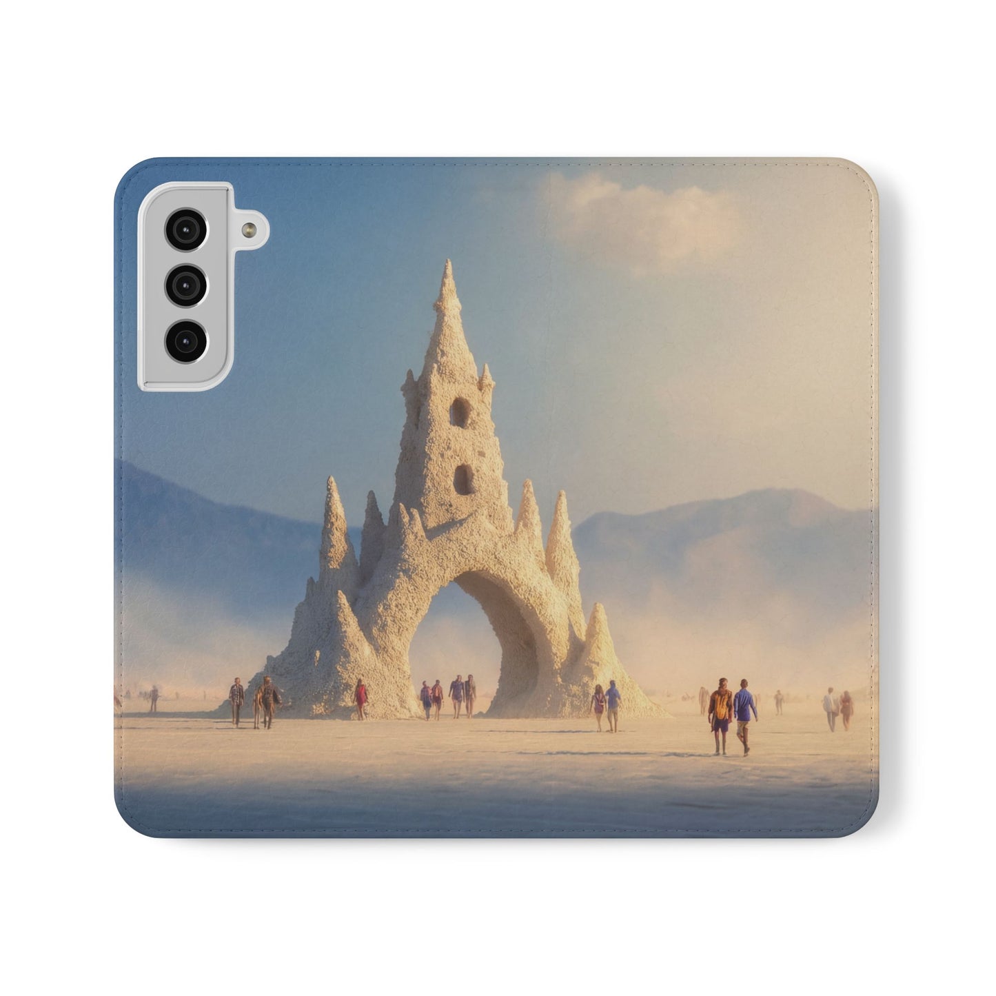 White Tower Flip Cases – Salt Desert Gateway Art